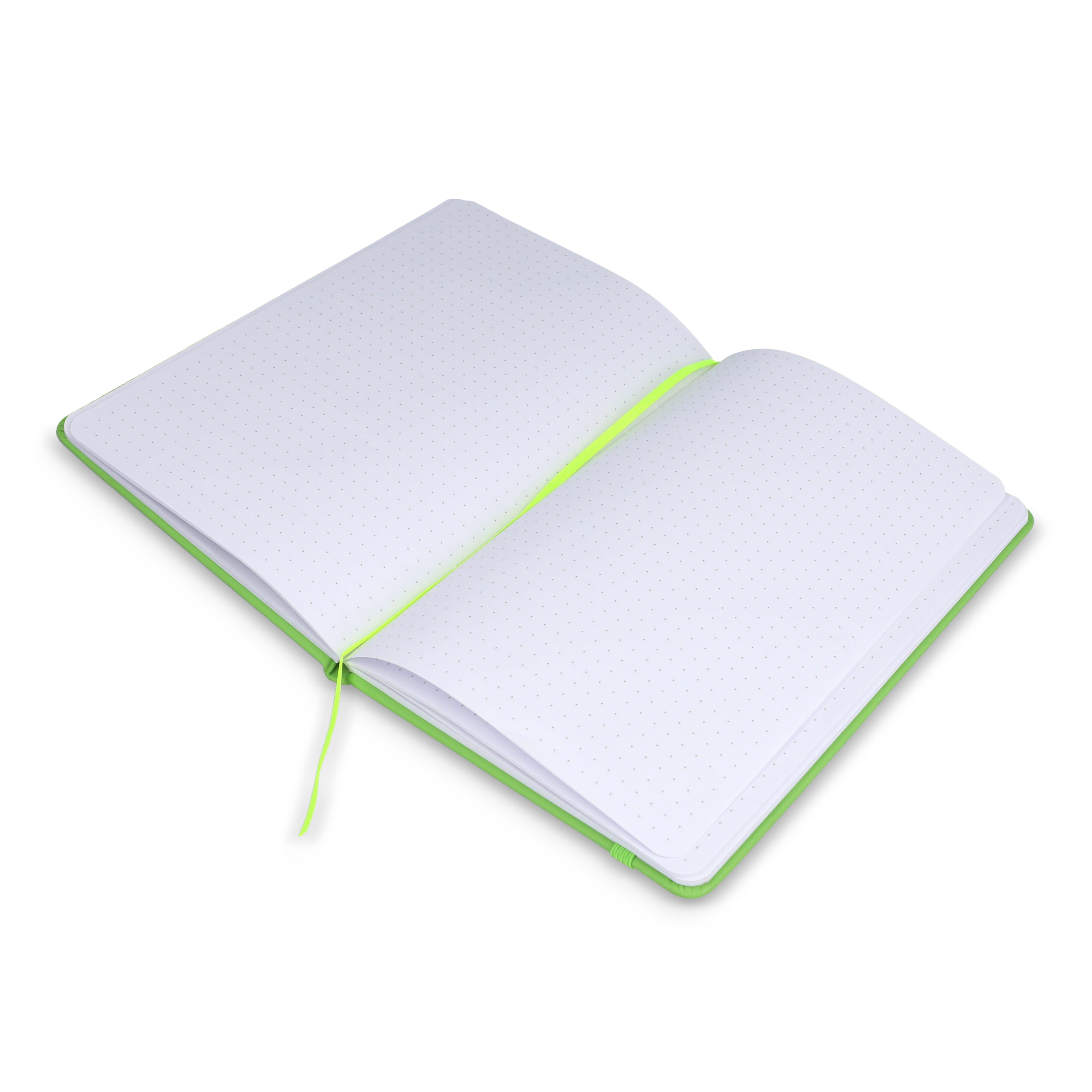 Notizbuch A5 PU mit Rasterpunktseiten