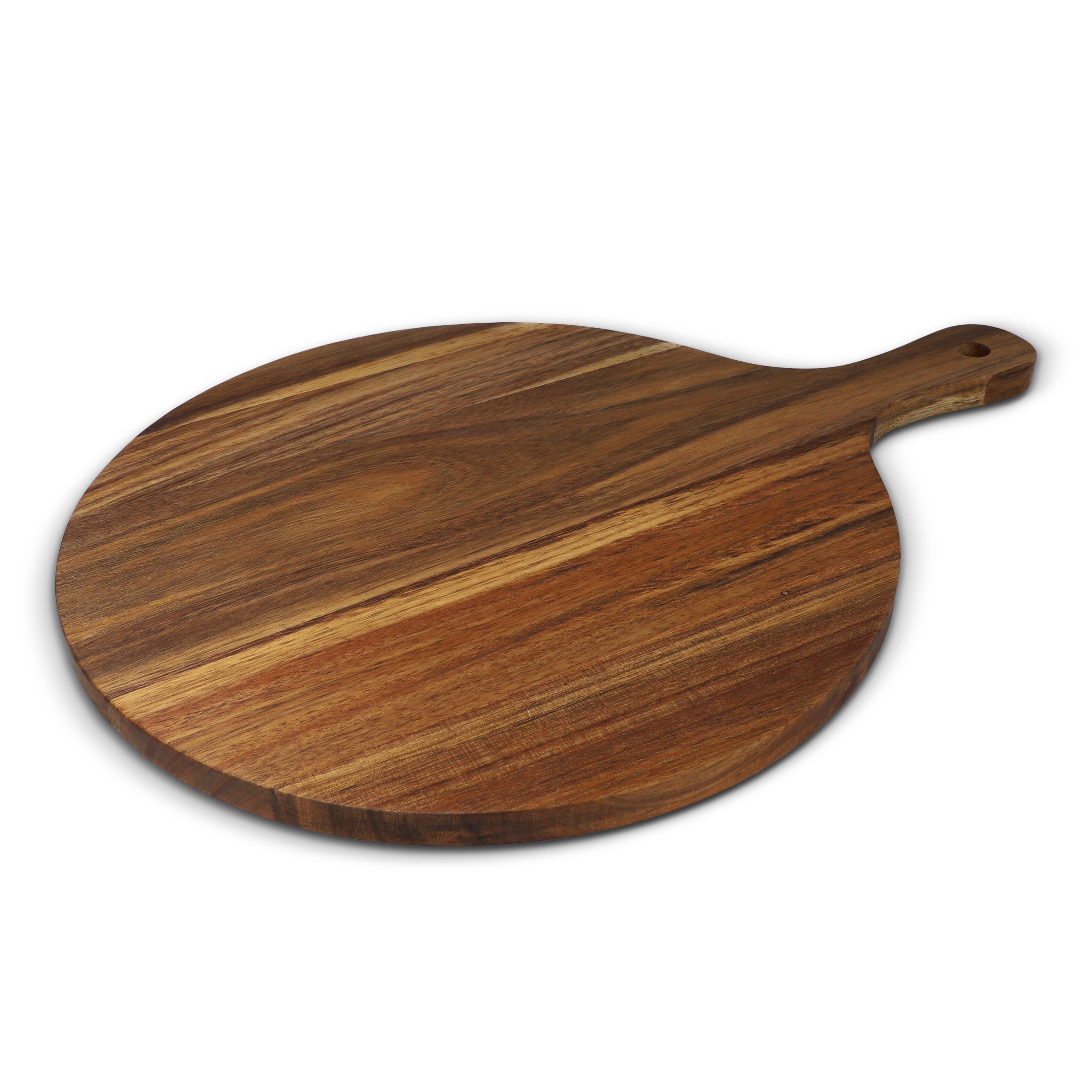 InSideOut Servierplatte aus Holz rund, 31,5cm