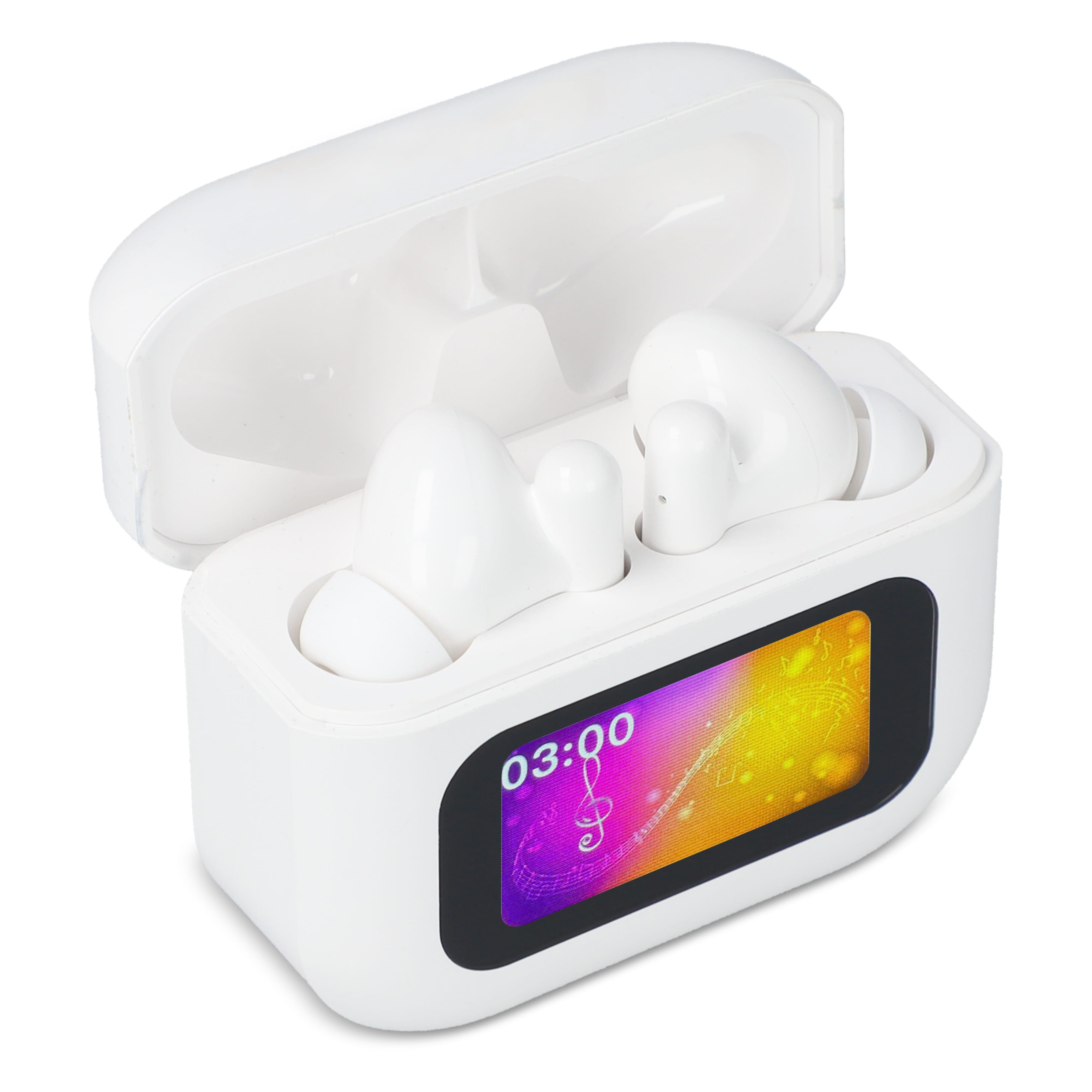 Kabellose ANC-Earbuds mit LCD-Touchscreen-Steuerung