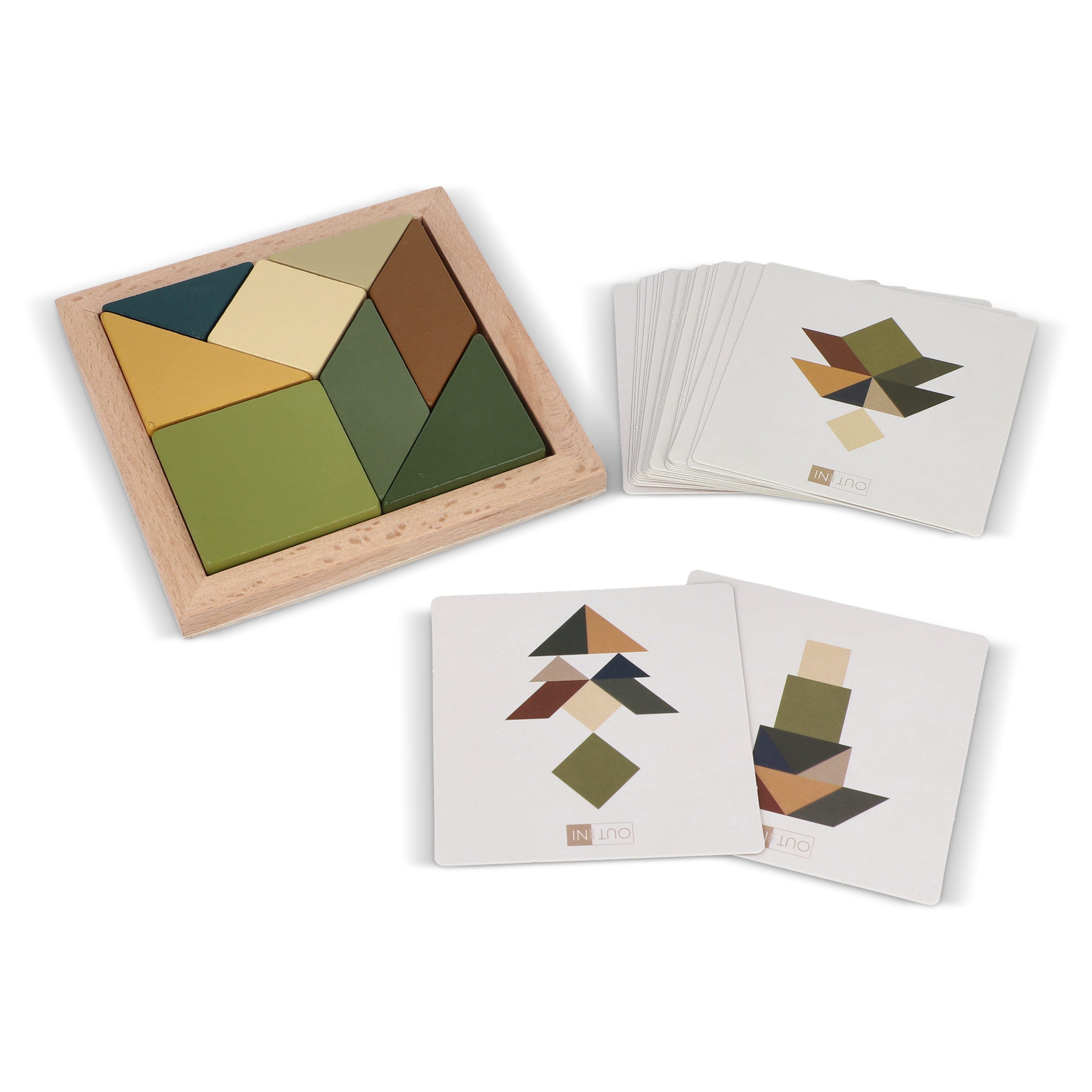 InSideOut Holz-Tangram think IQ puzzle