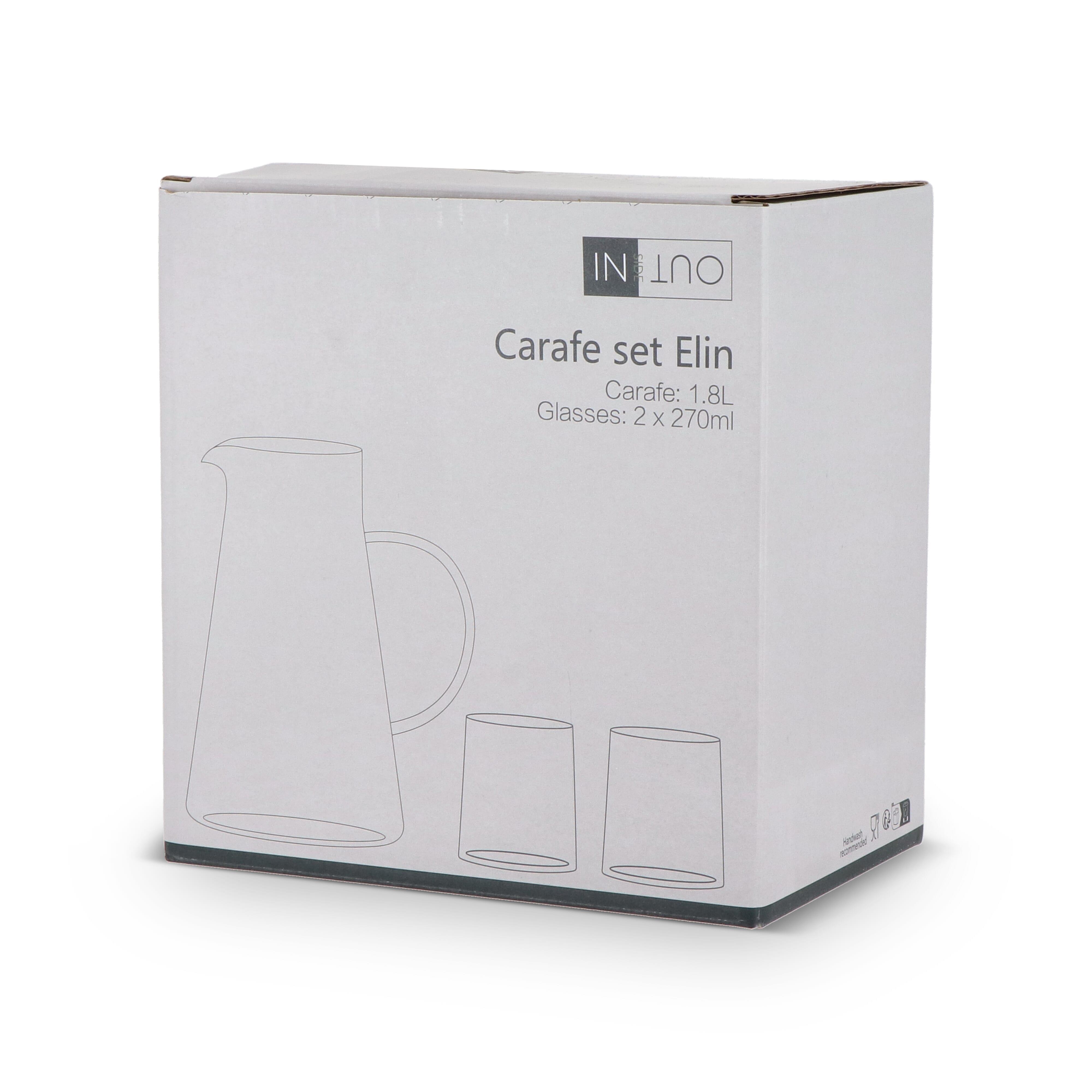 InSideOut Karaffe Elin mit 2 Gläsern