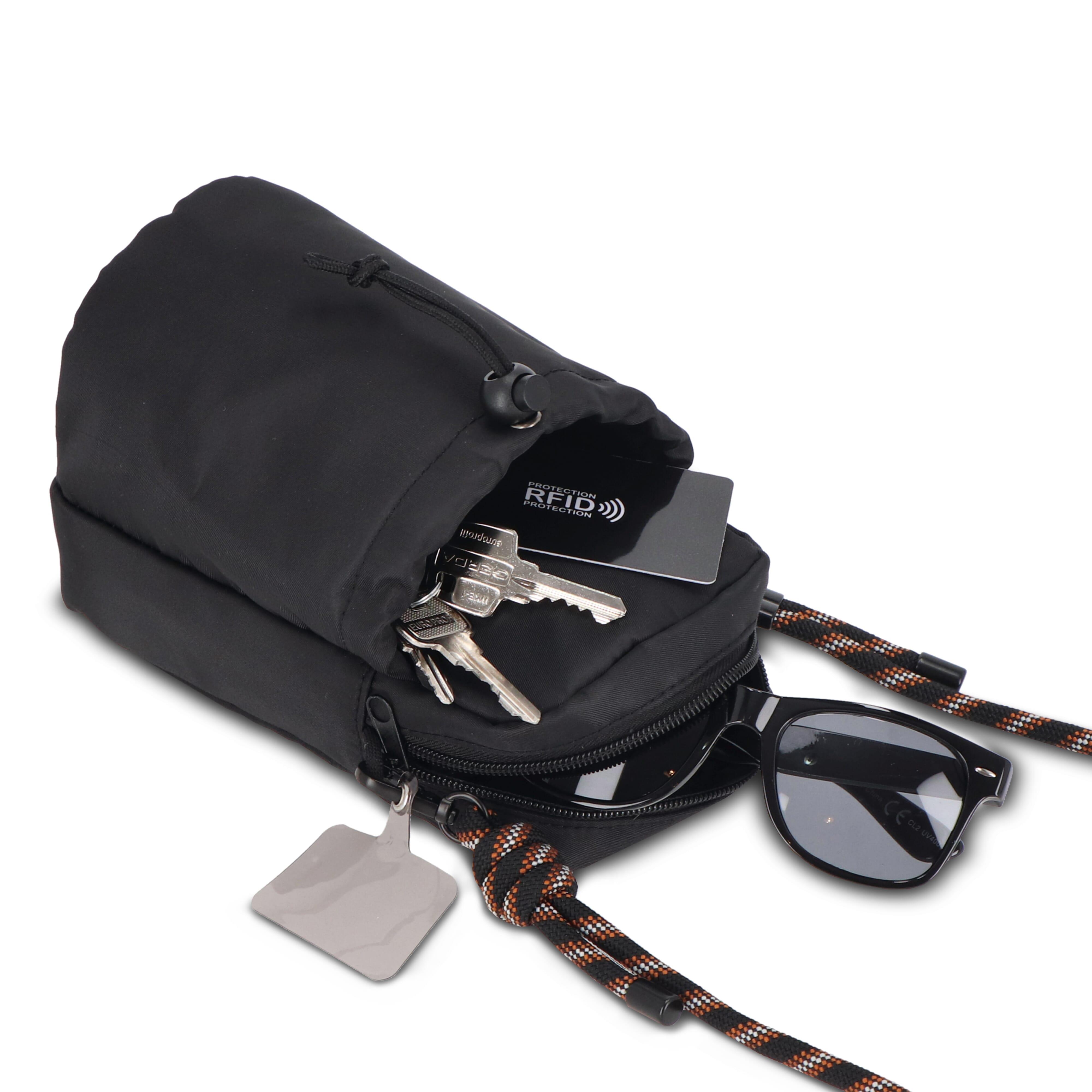 Crossbody Flaschenhalter-Tasche mit Paracord-Gurt