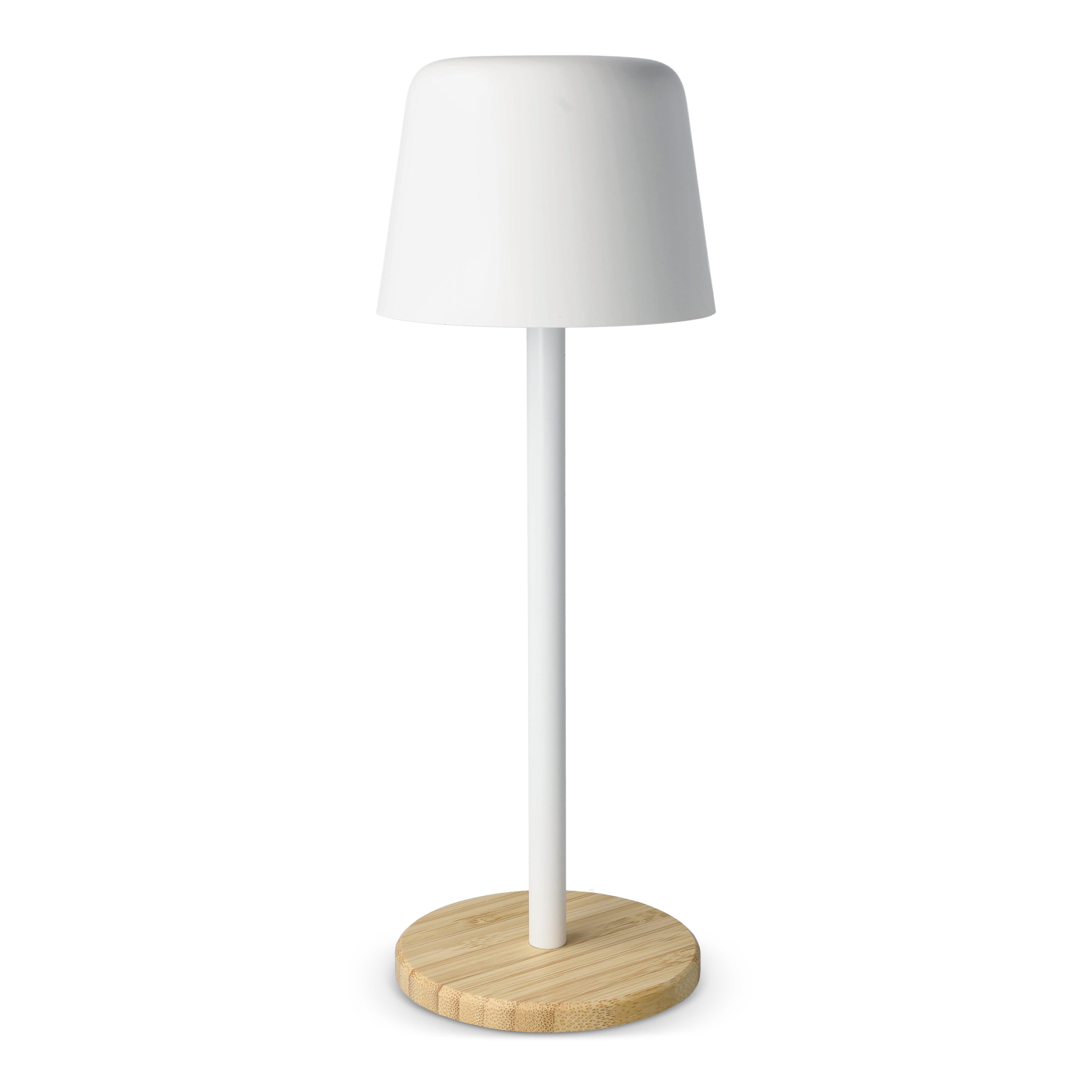 Solis Dimmbare Tischlampe mit Bambusfuß