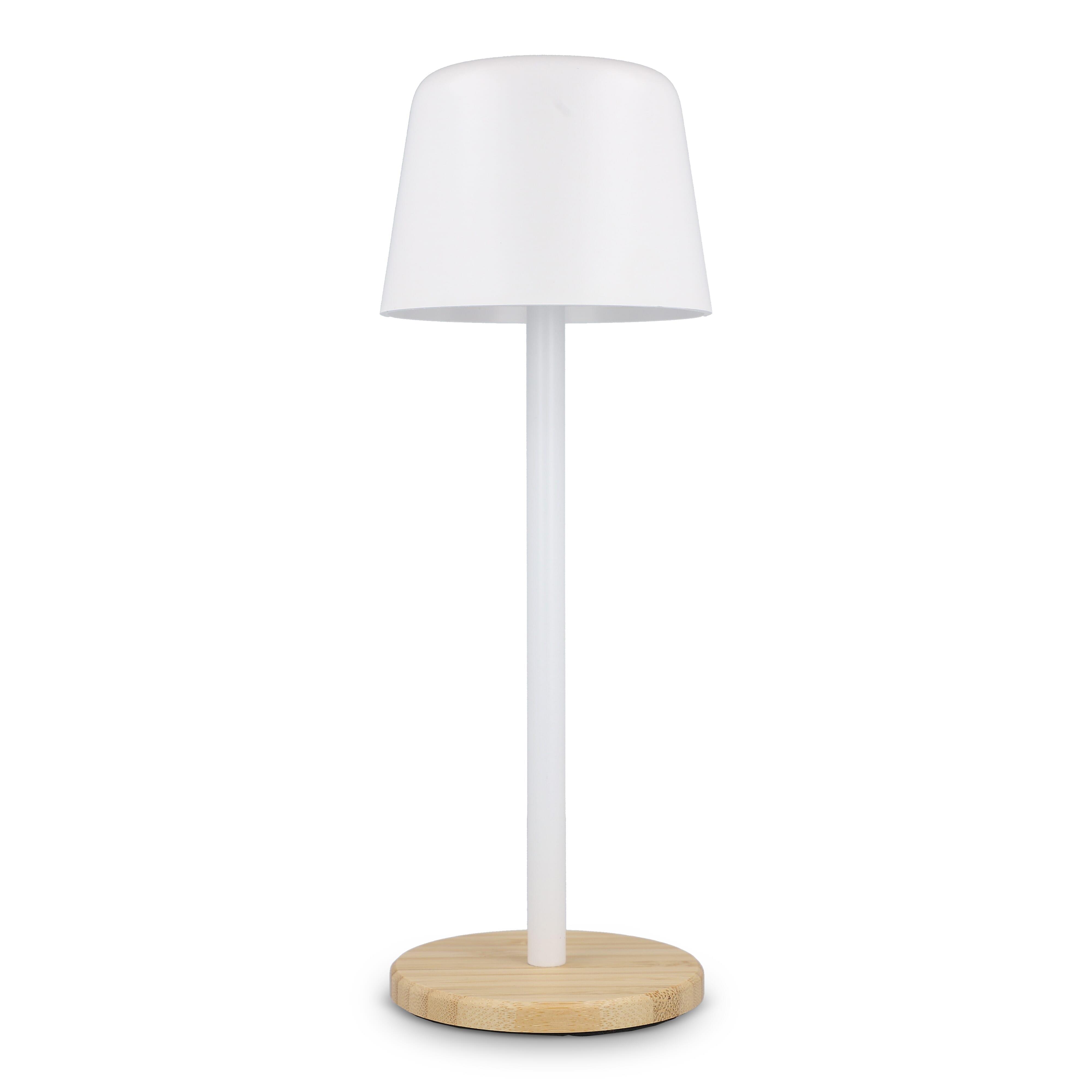 Solis Dimmbare Tischlampe mit Bambusfuß
