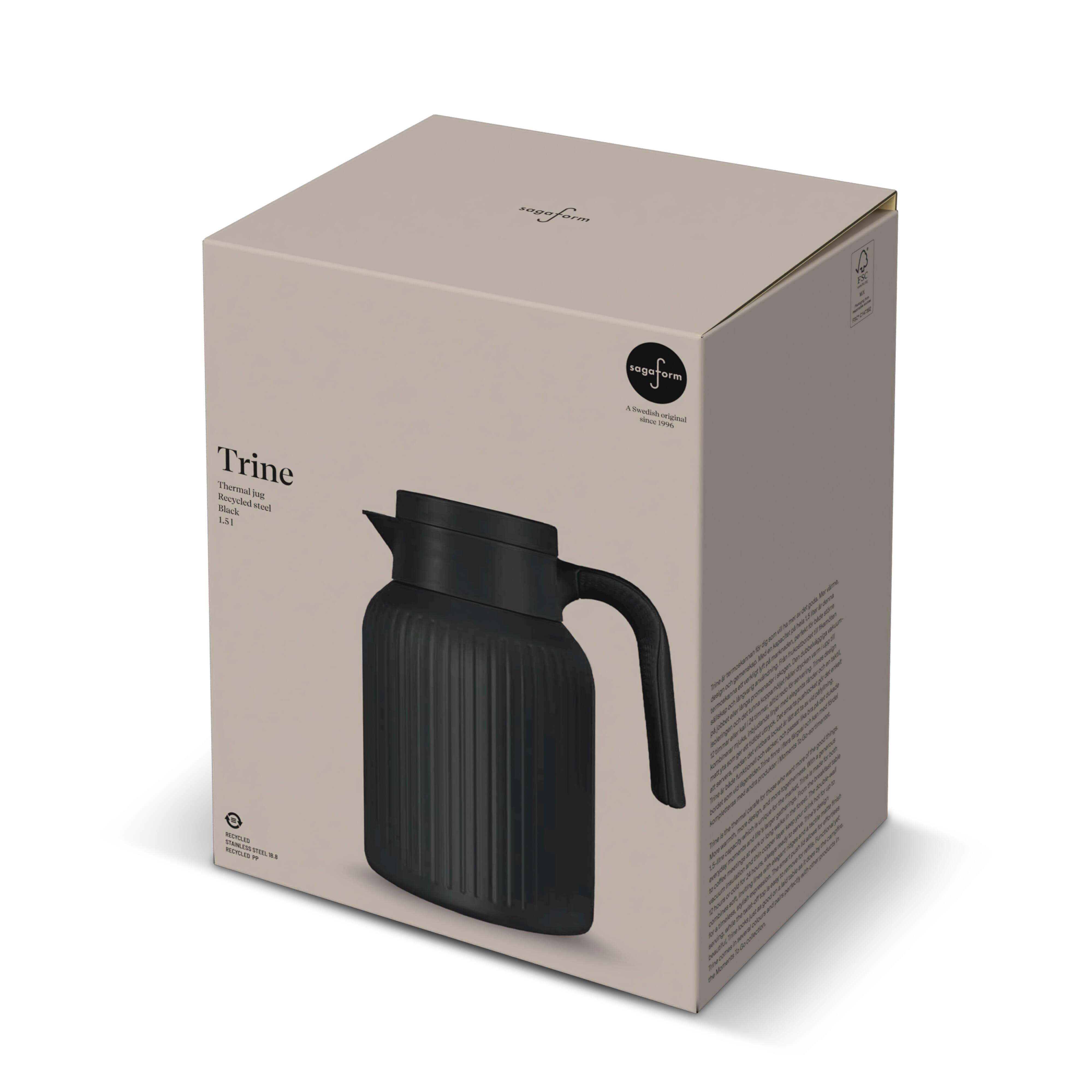 Sagaform Trine Thermokaraffe (recycelt) 1.5 L