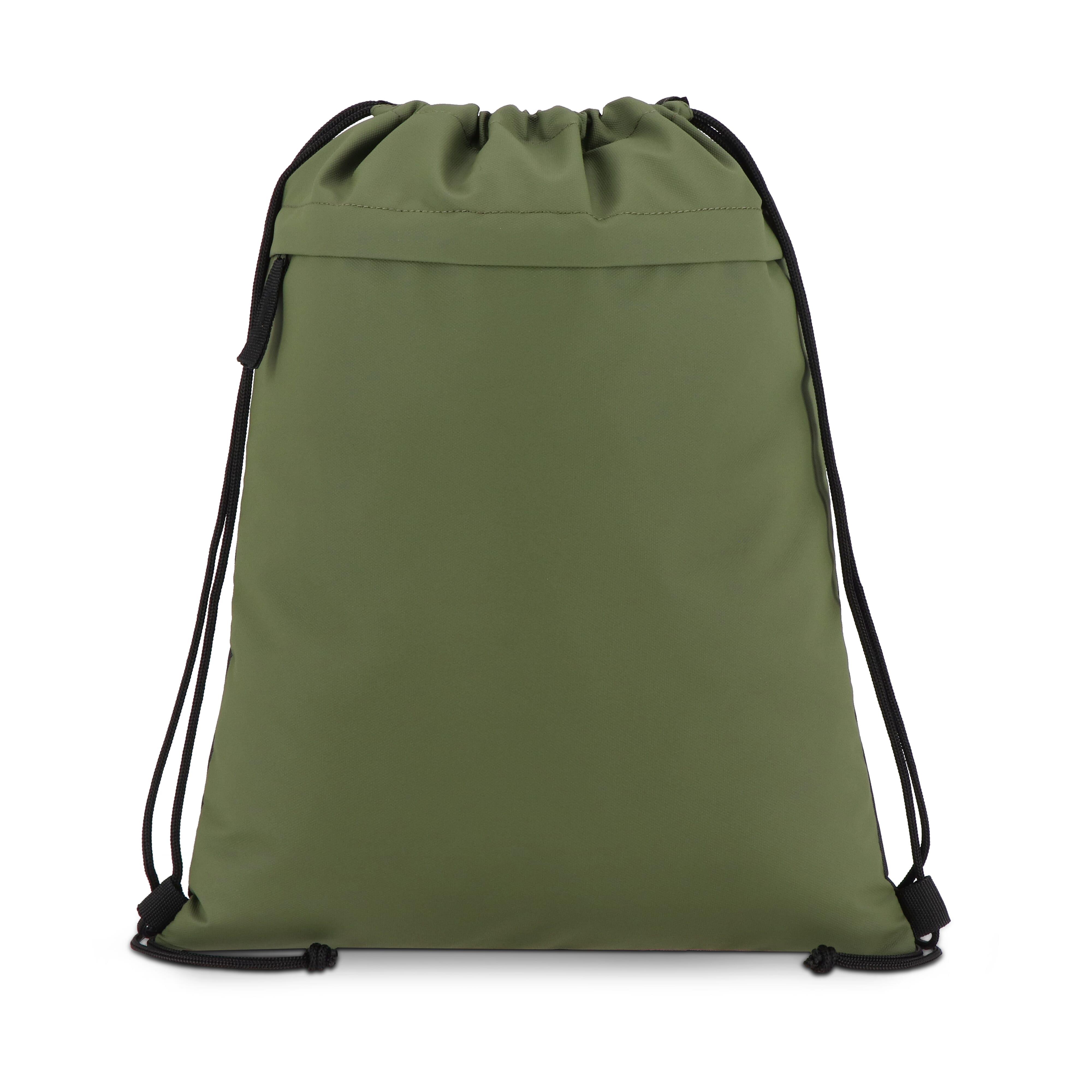 PU-beschichtete R-PET 600D Kordeltasche 33 x 42 cm