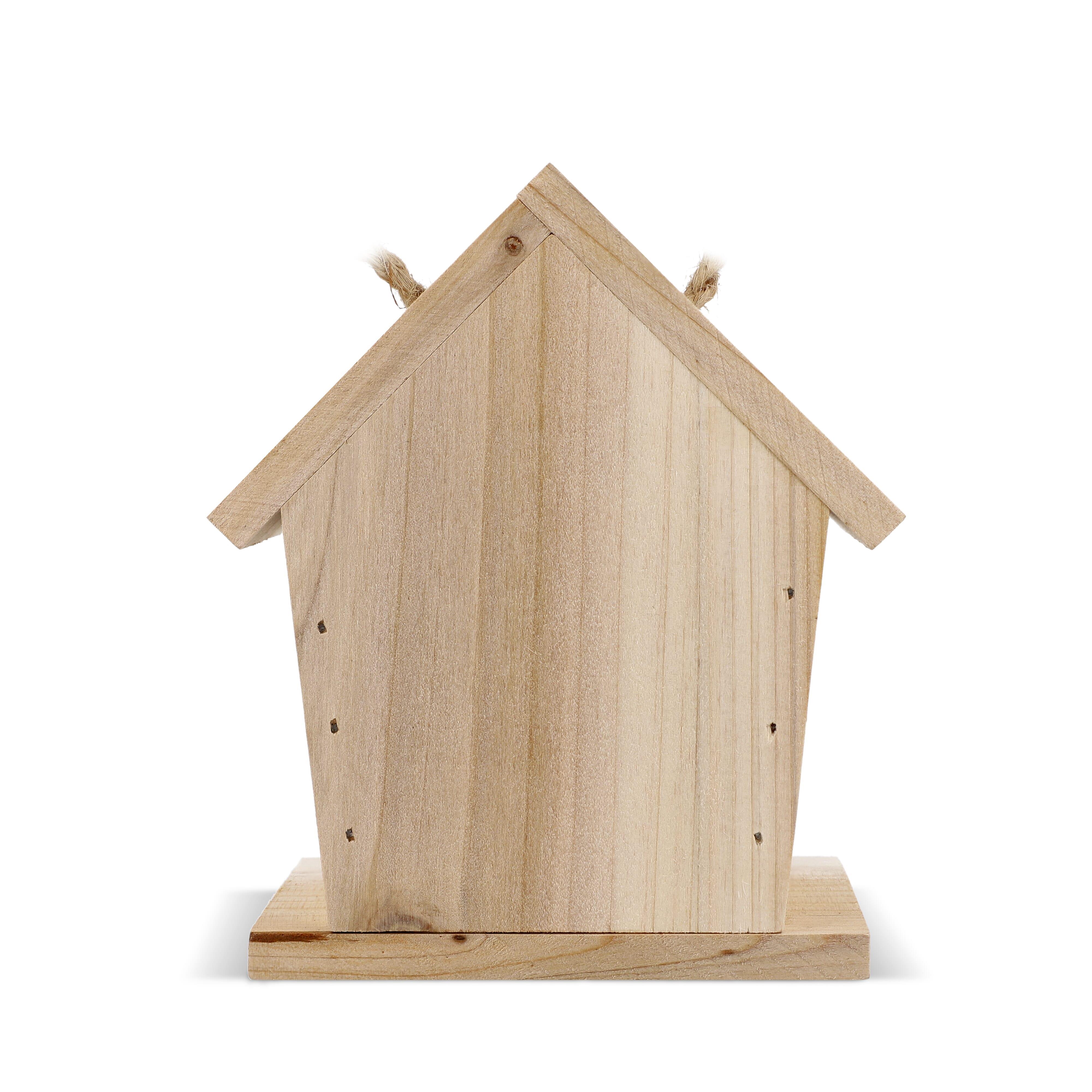 Kleines Vogelhäuschen aus FSC-Holz