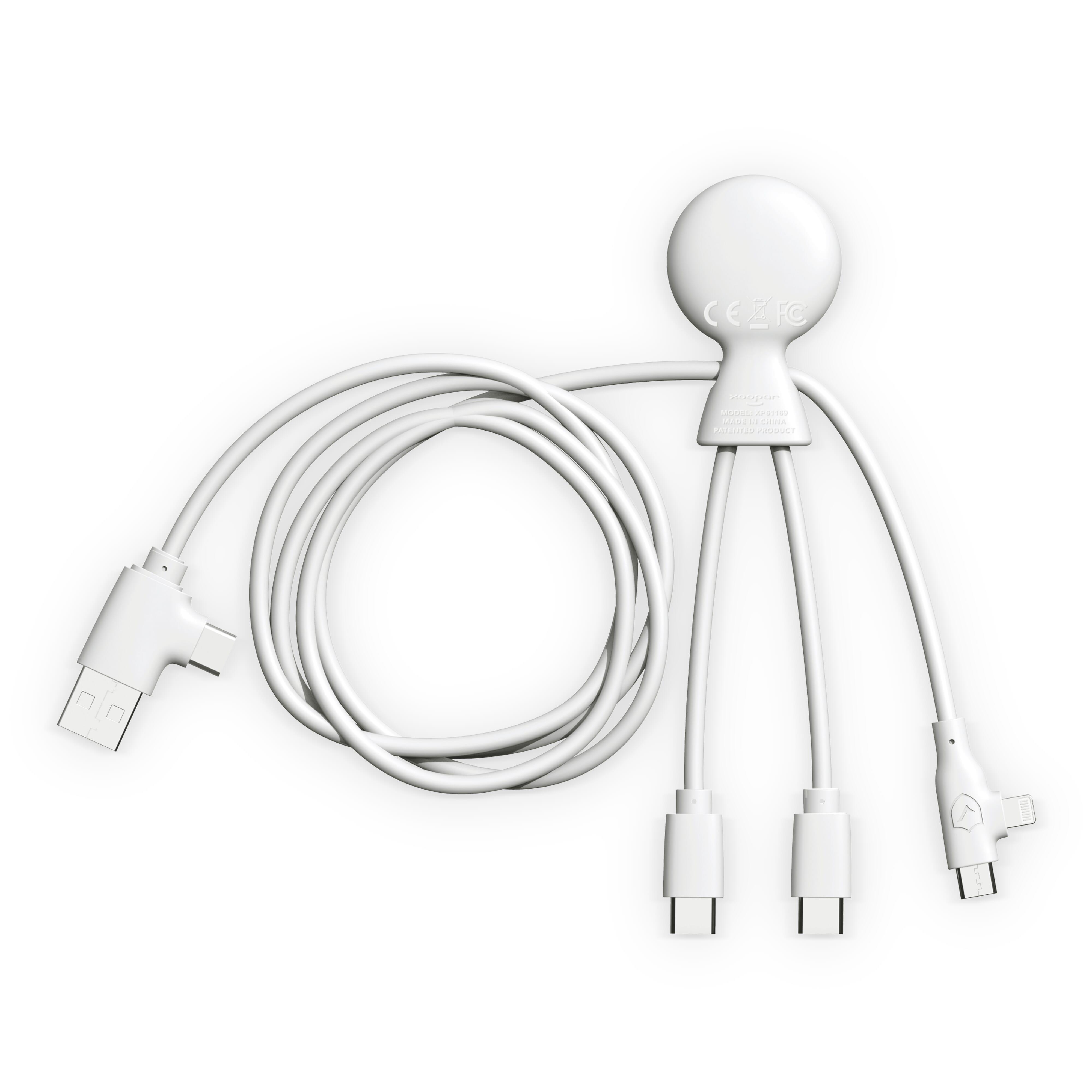 Xoopar Mr. Bio Long Multi-Kabel USB-C 1 Meter
