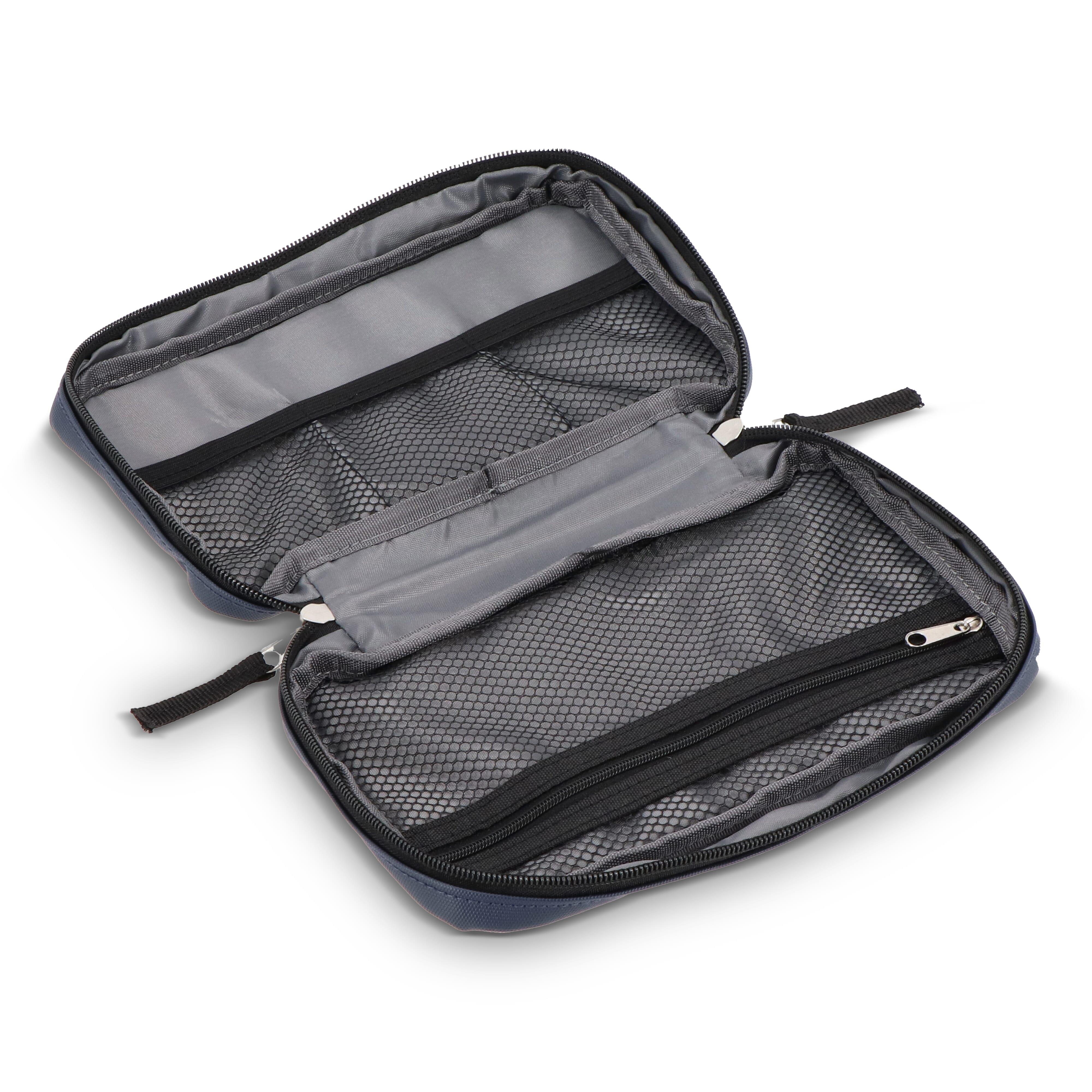 rPET PU-beschichtete 210D Napa-Organizer-Tasche 22 x 13 x 4 cm