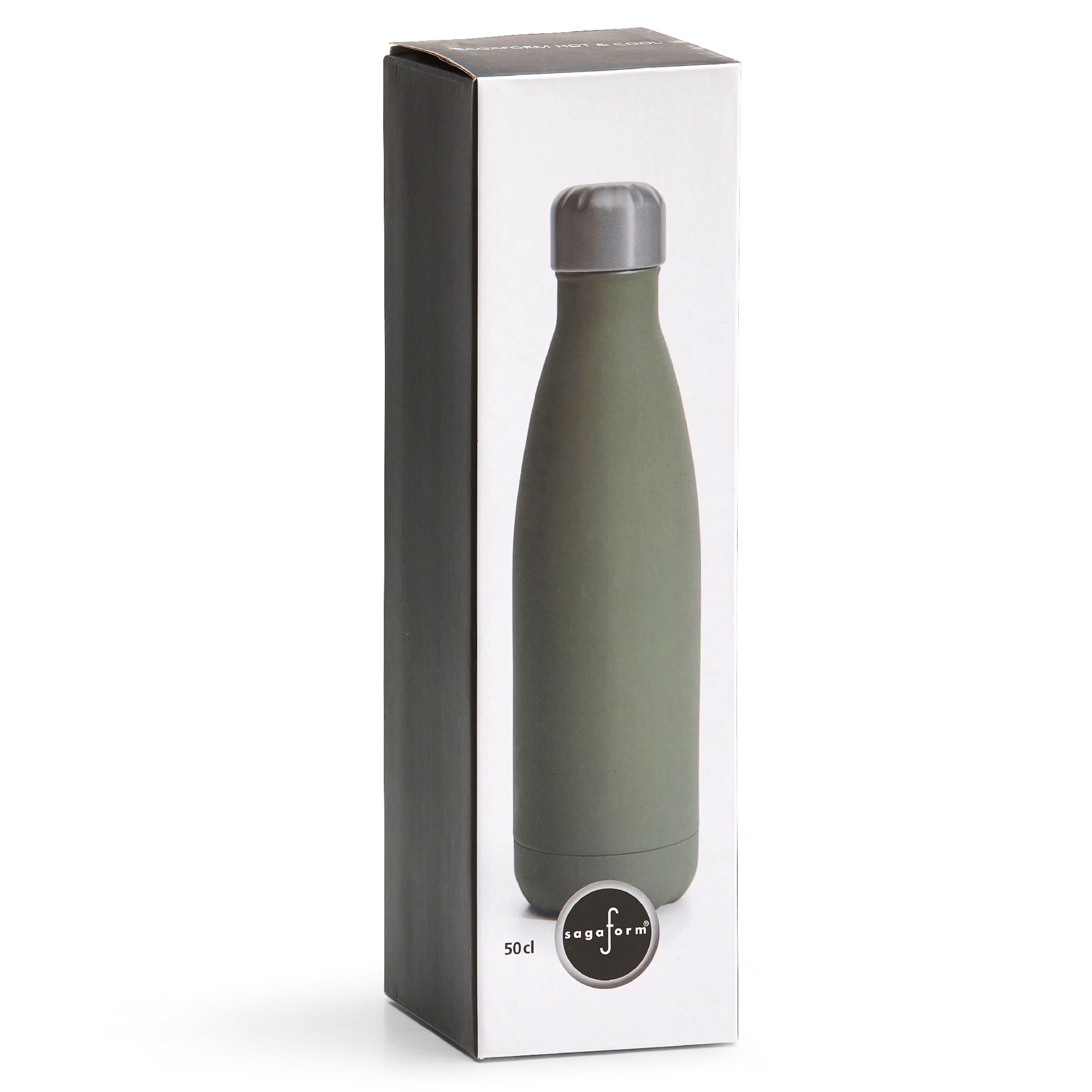 Sagaform Nils Stahlflasche Gummi 500ml