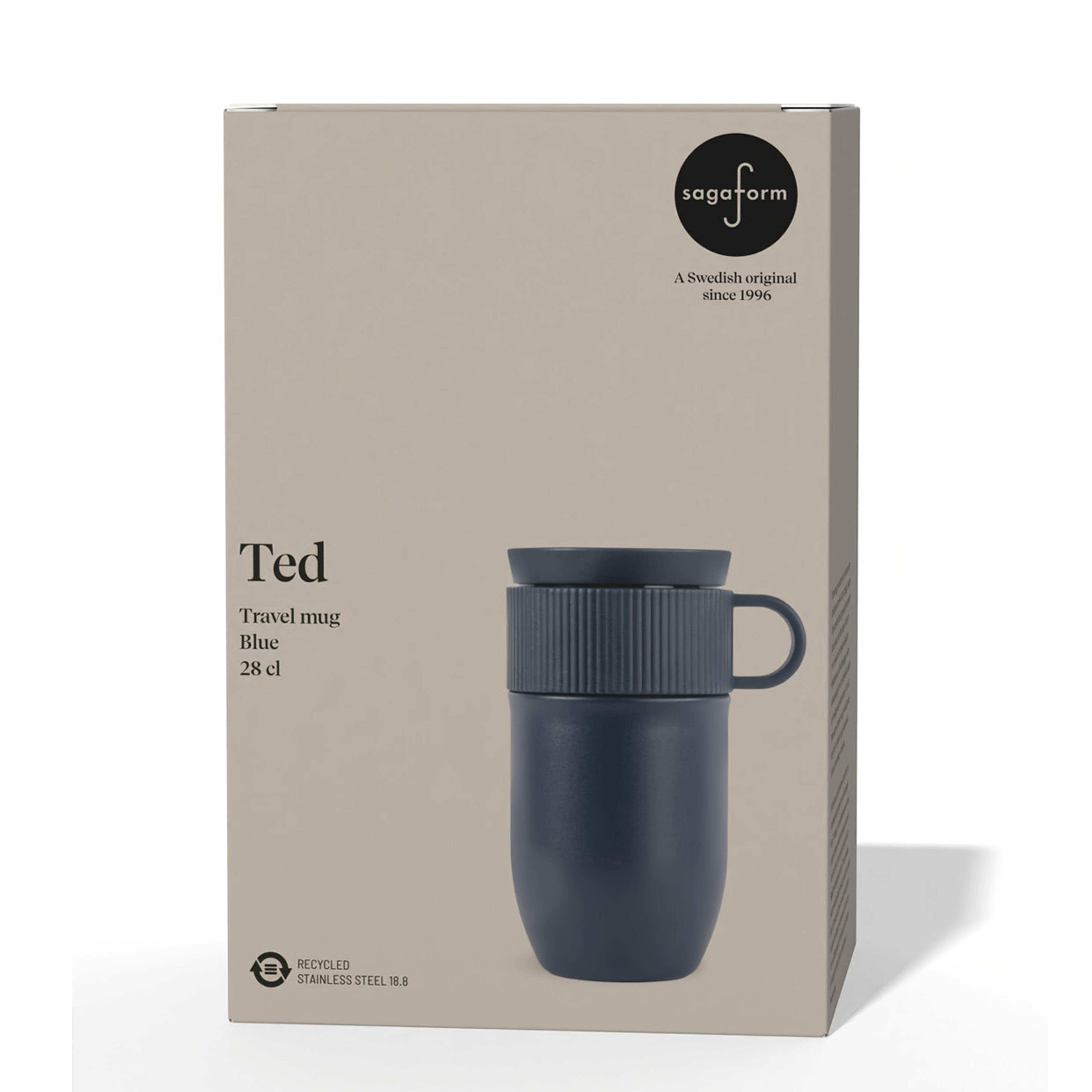 Sagaform Ted isolierter Becher, 280ml auslaufsicher und spülmaschinenfest