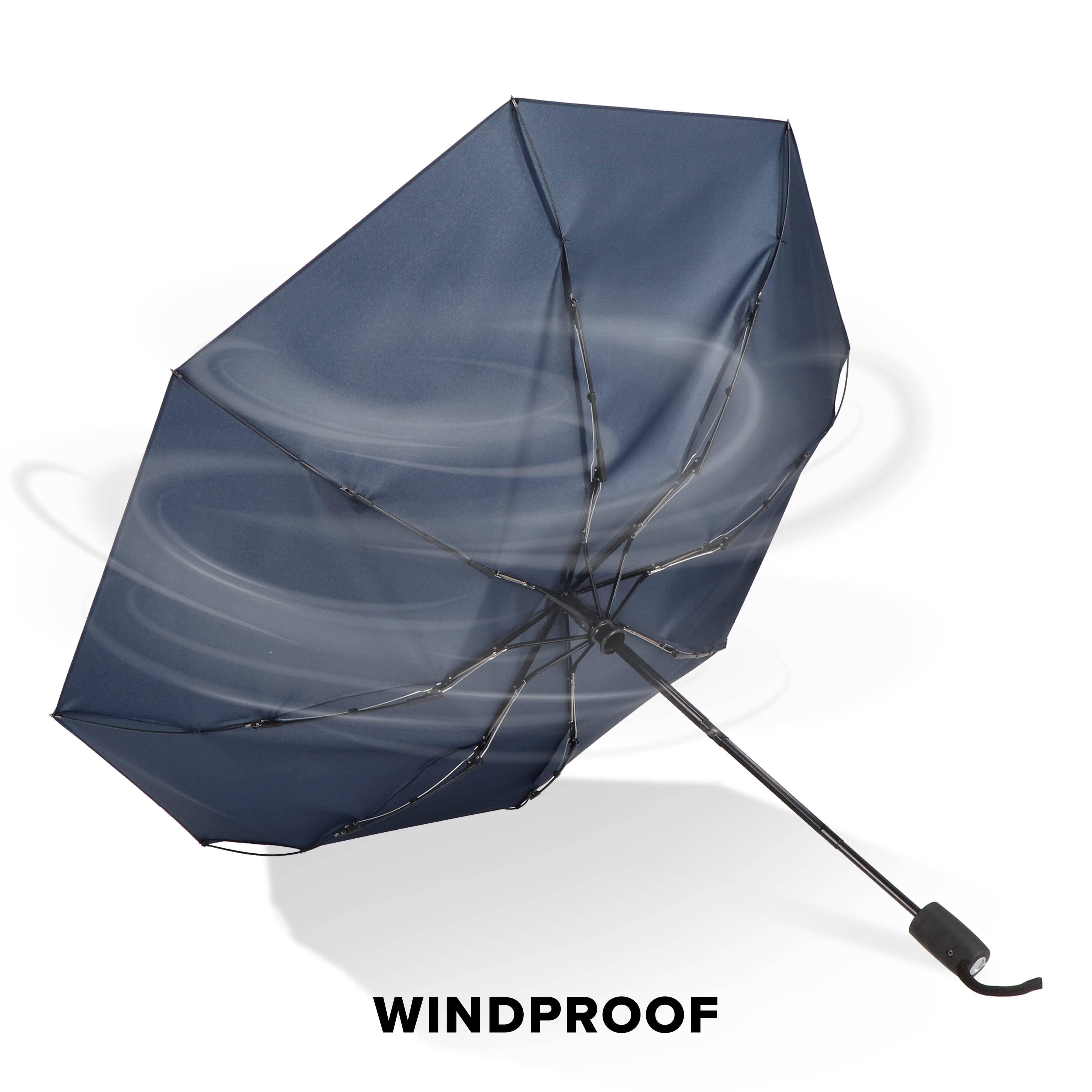 Taman Pongee 21´ Faltbarer windproof Regenschirm Auto open & close