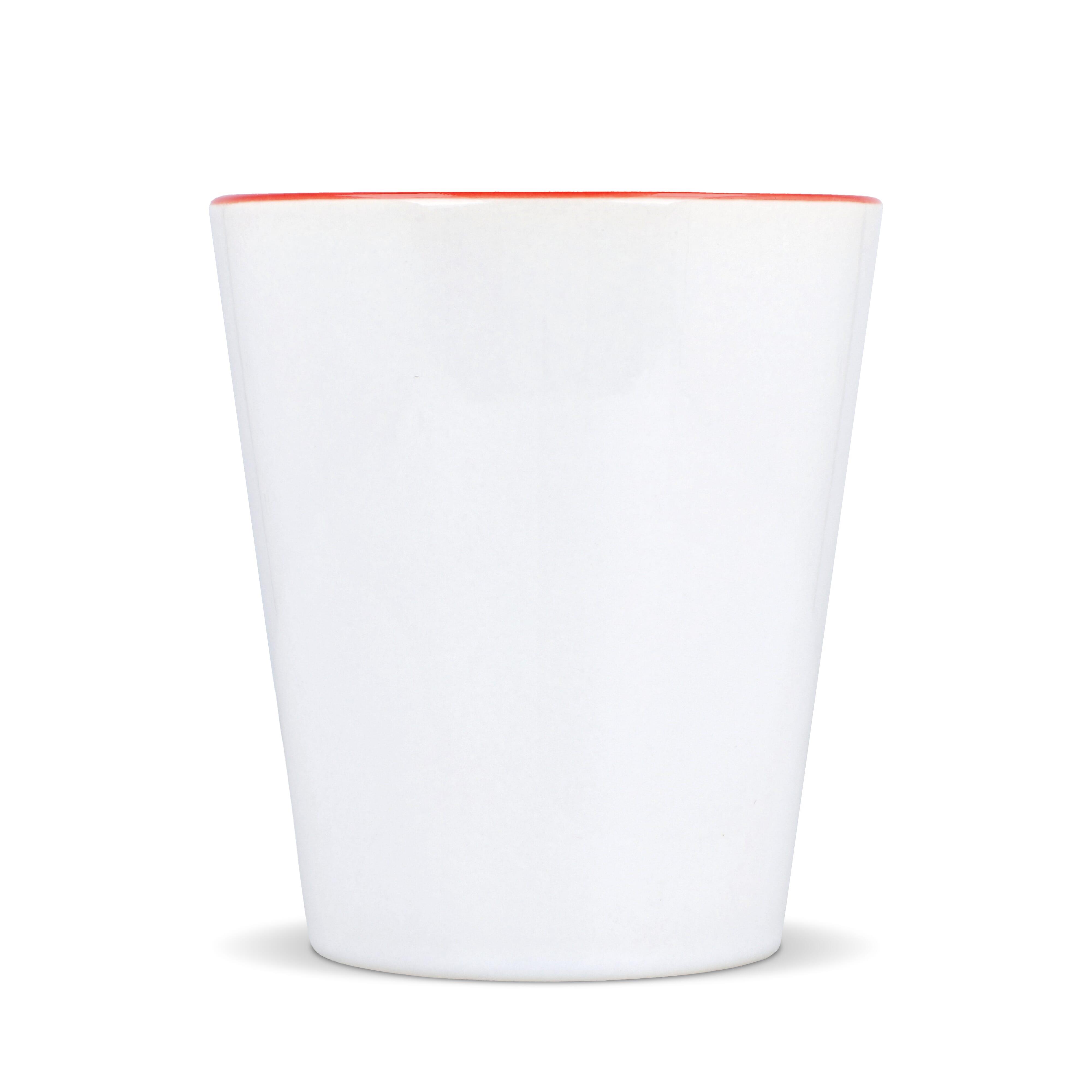Melbourne Sublimationsbecher farbiger Rand & Henkel 300ml