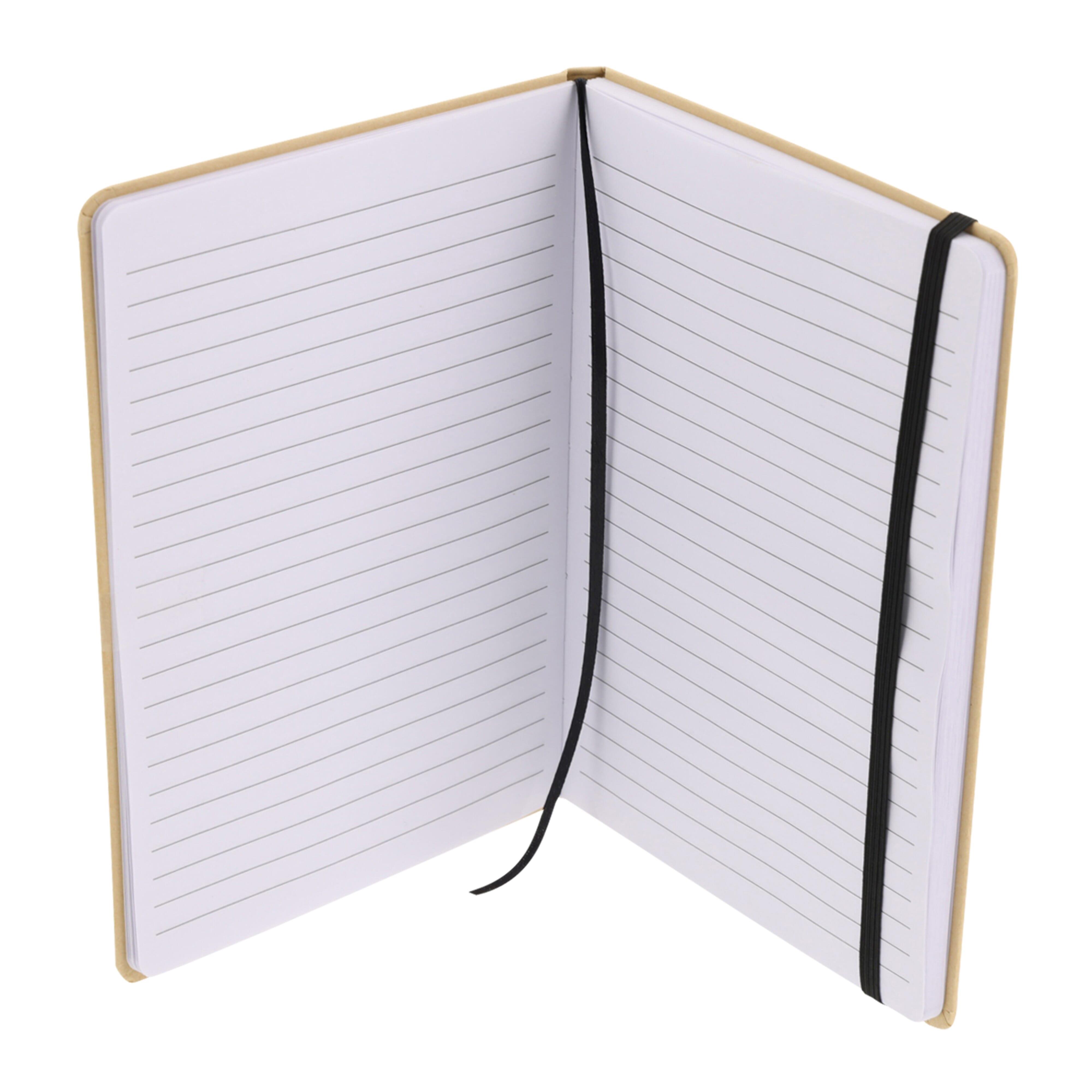 Notizbuch aus Karton mit runden Ecken A6