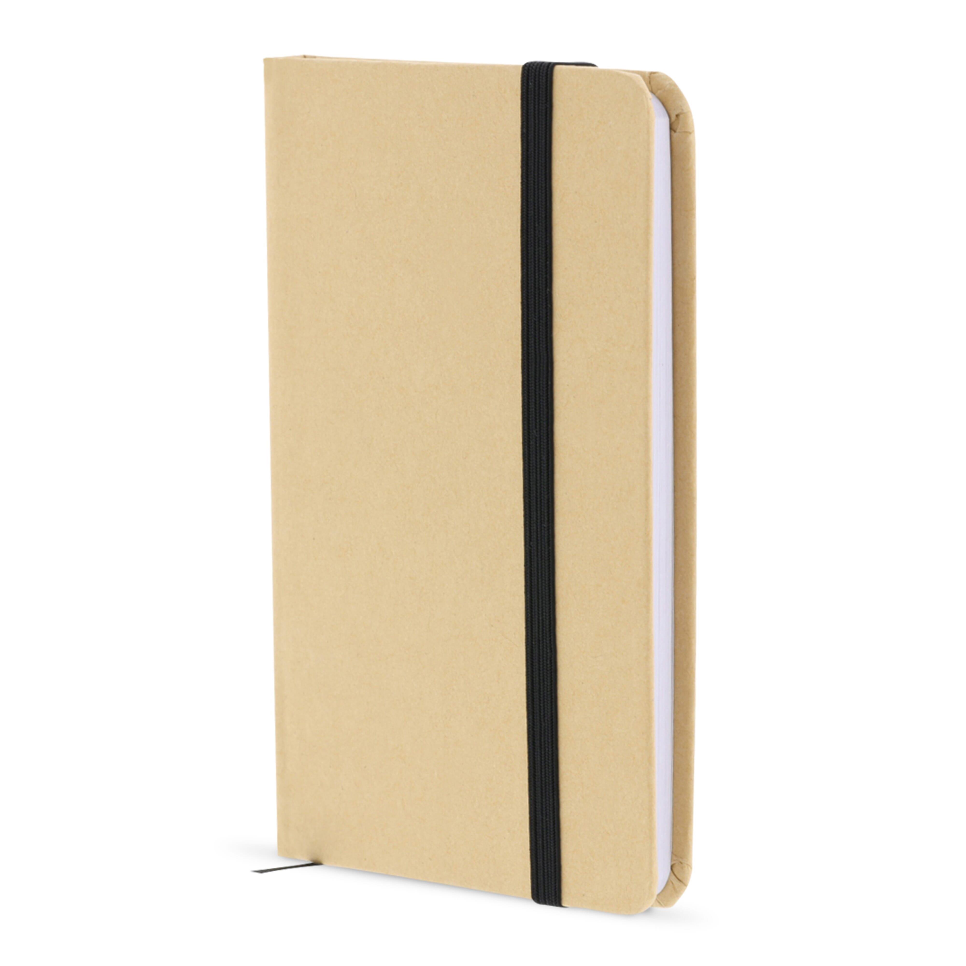 Papp-Notizbuch runde Ecken A5