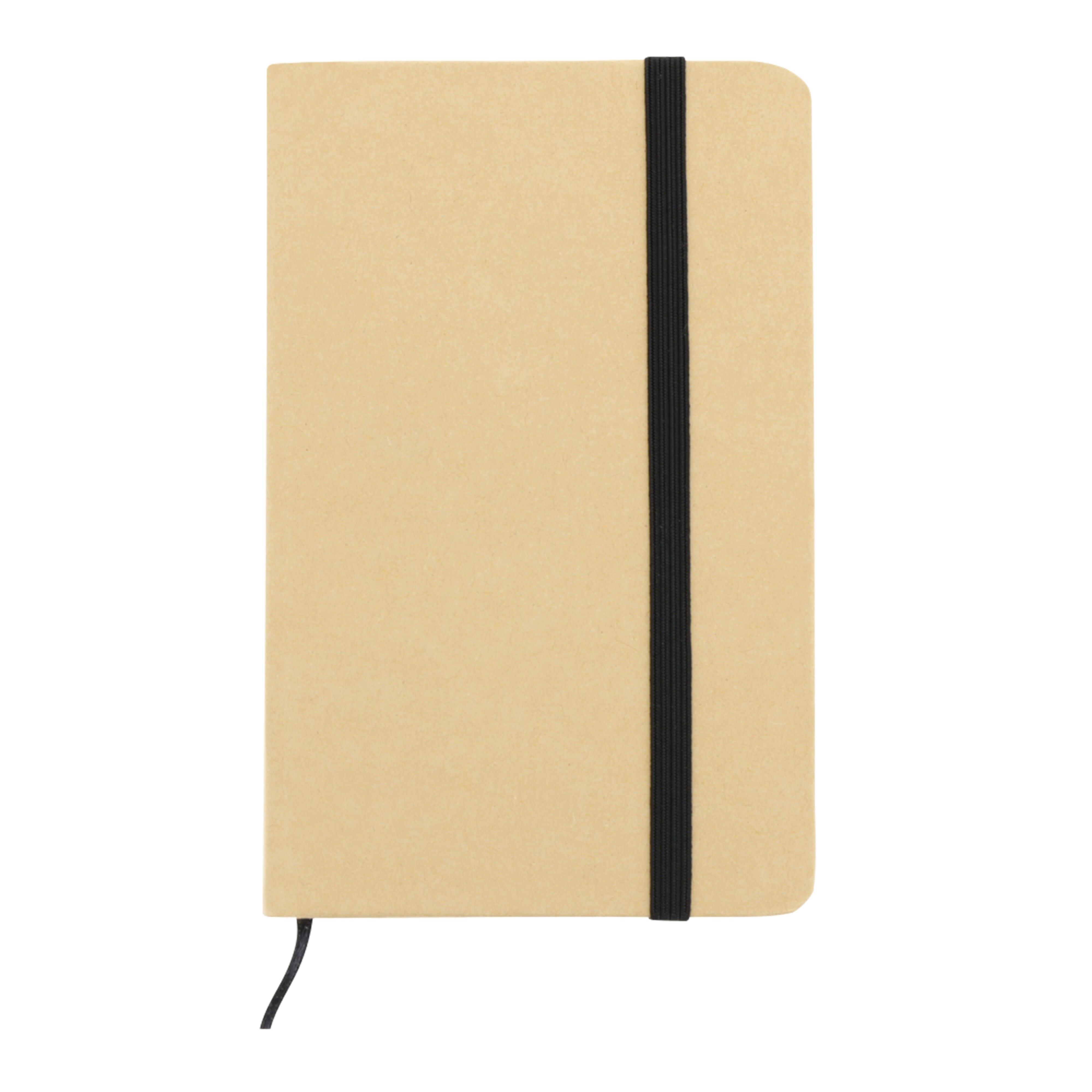 Papp-Notizbuch runde Ecken A5