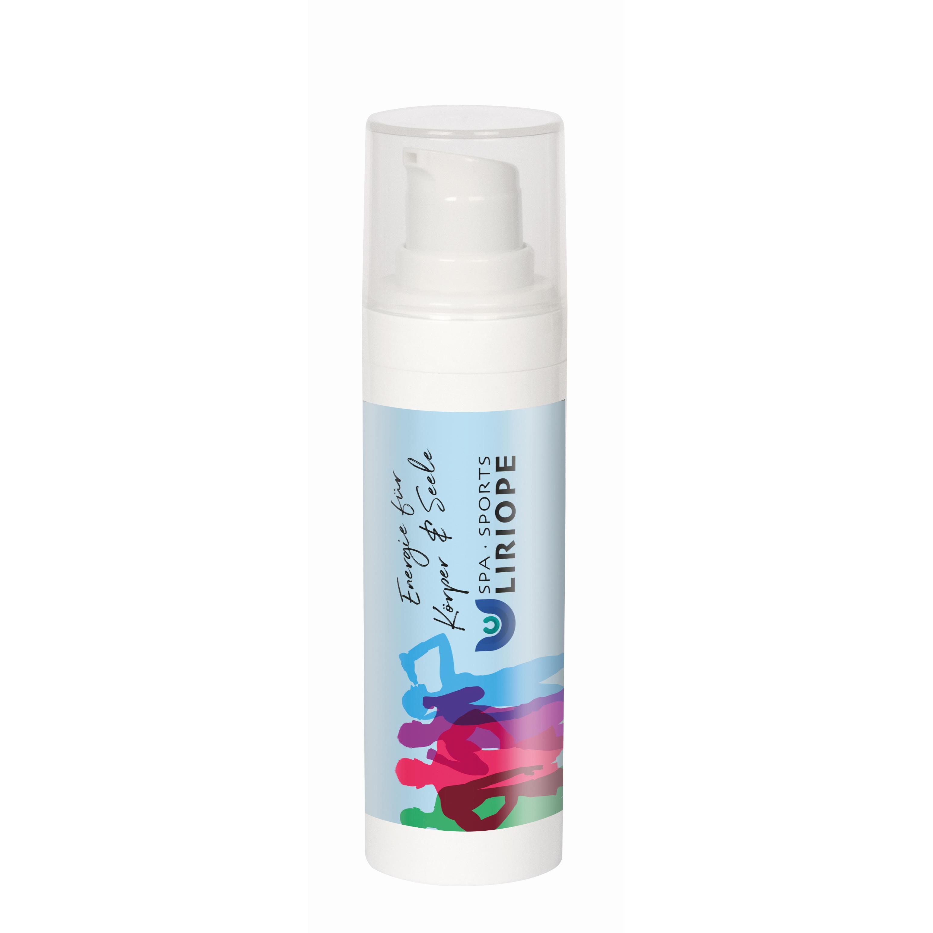 Sonnenschutzcreme LSF 50 im 30 ml Airless Spender - 4c Etikett - inkl. ´Loopi´