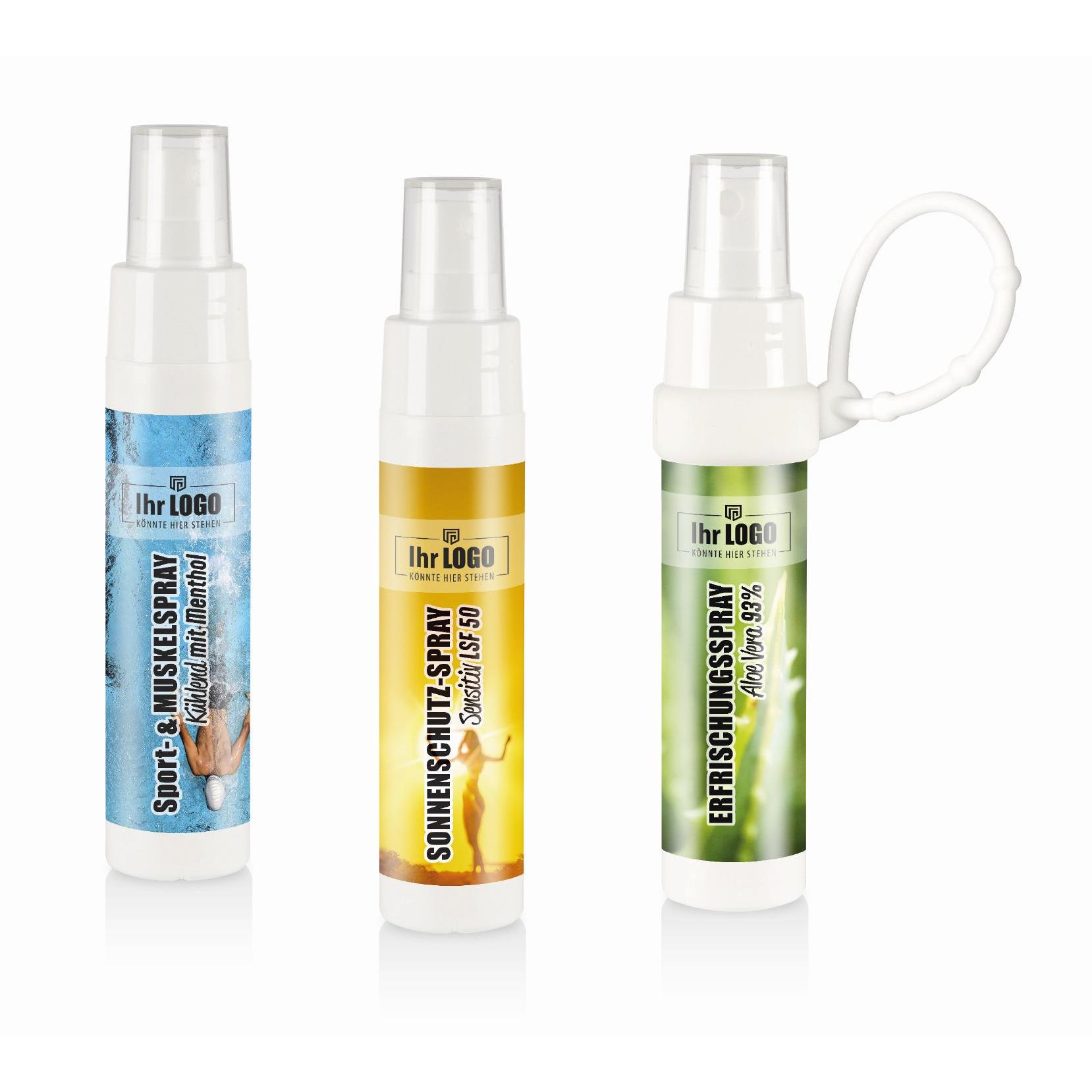 Sonnenschutzspray ´Sensitiv´ LSF 50 in 50 ml Sprayflasche ´Slim´ - inkl. ´Loopi´