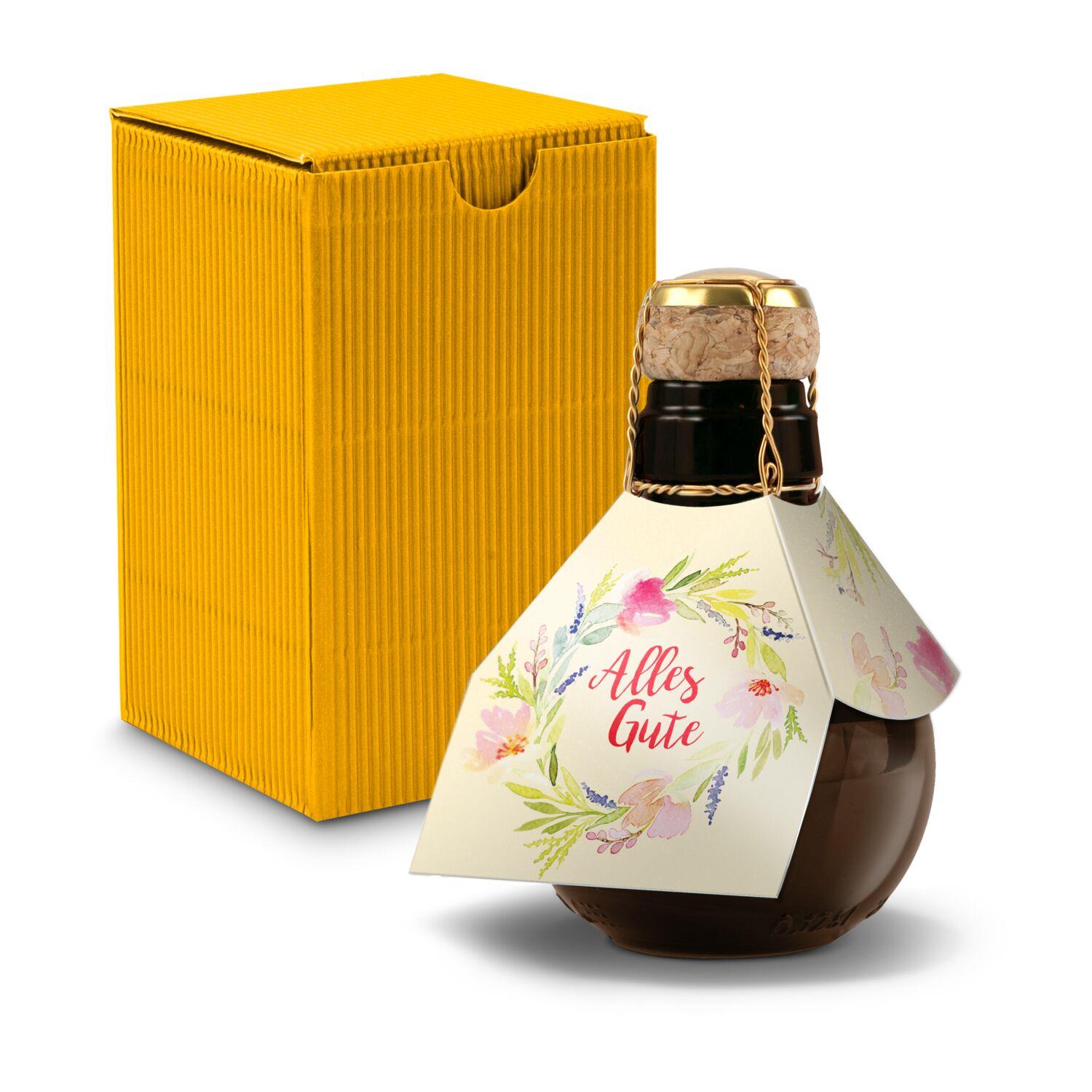 Origineller Sekt Alles Gute - im Geschenkkarton, 125 ml
