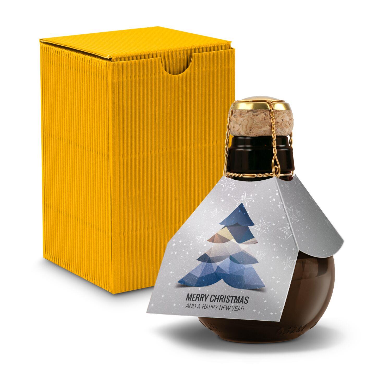 Origineller Sekt Merry Christmas - im Geschenkkarton, 125 ml