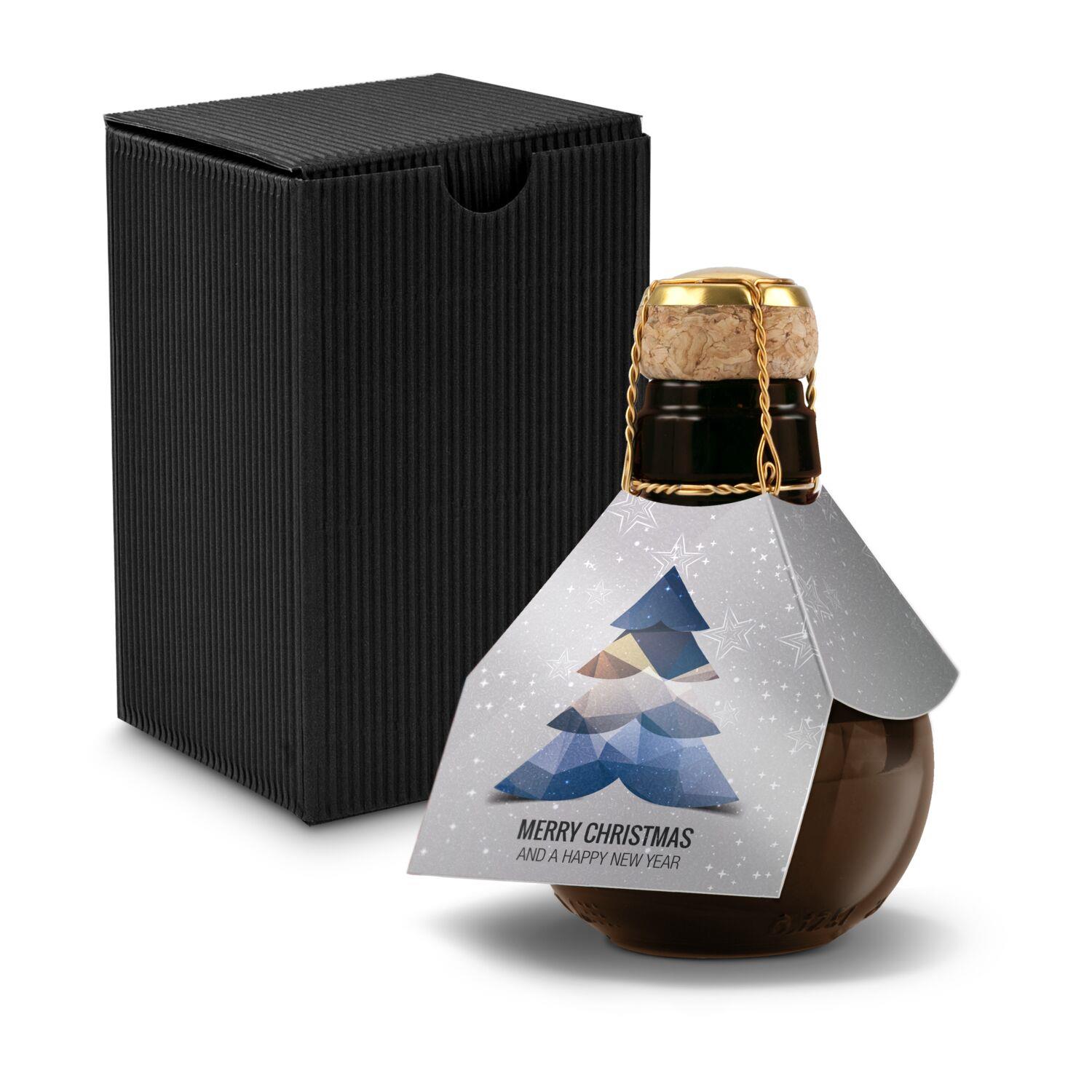 Origineller Sekt Merry Christmas - im Geschenkkarton, 125 ml