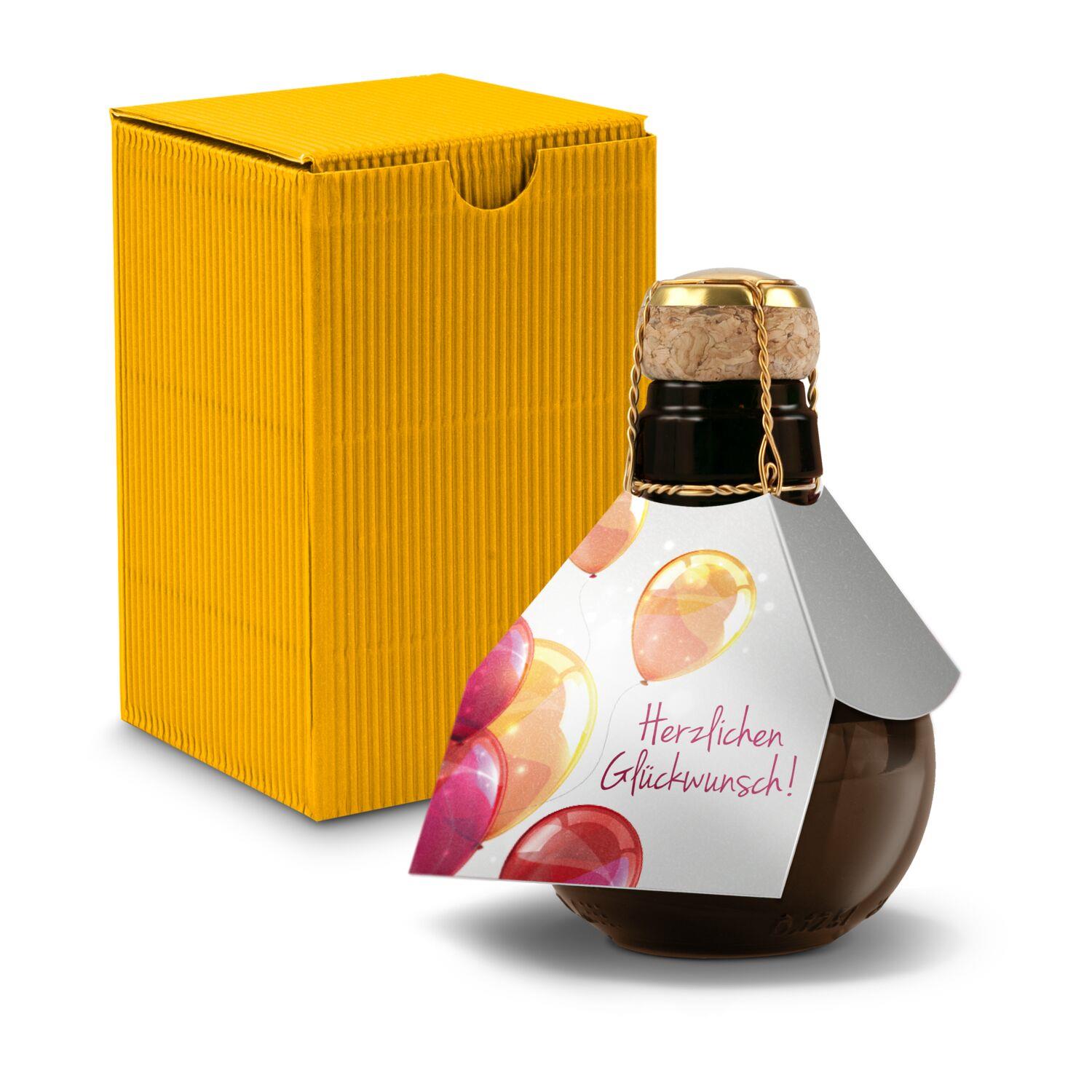 Origineller Sekt Herzlichen Glückwunsch - im Geschenkkarton, 125 ml
