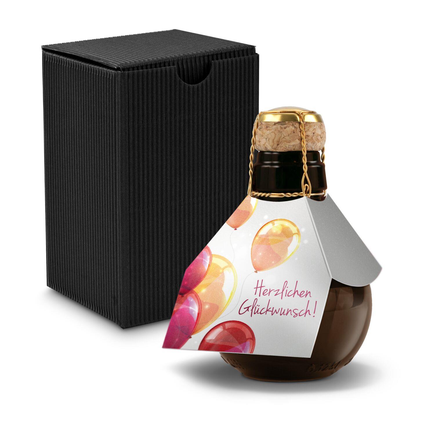 Origineller Sekt Herzlichen Glückwunsch - im Geschenkkarton, 125 ml