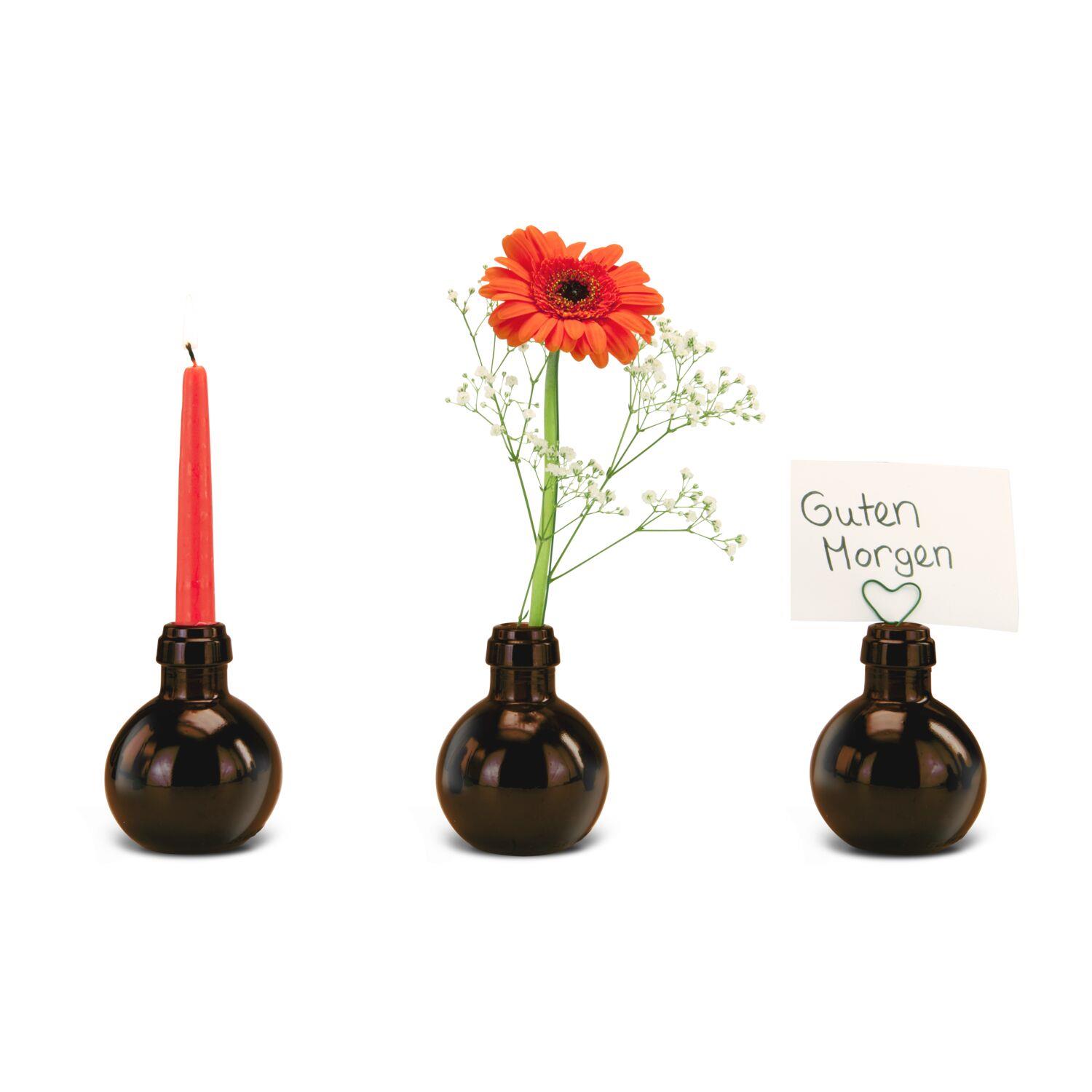 Origineller Sekt Viel Glück - Karton Blau, 125 ml