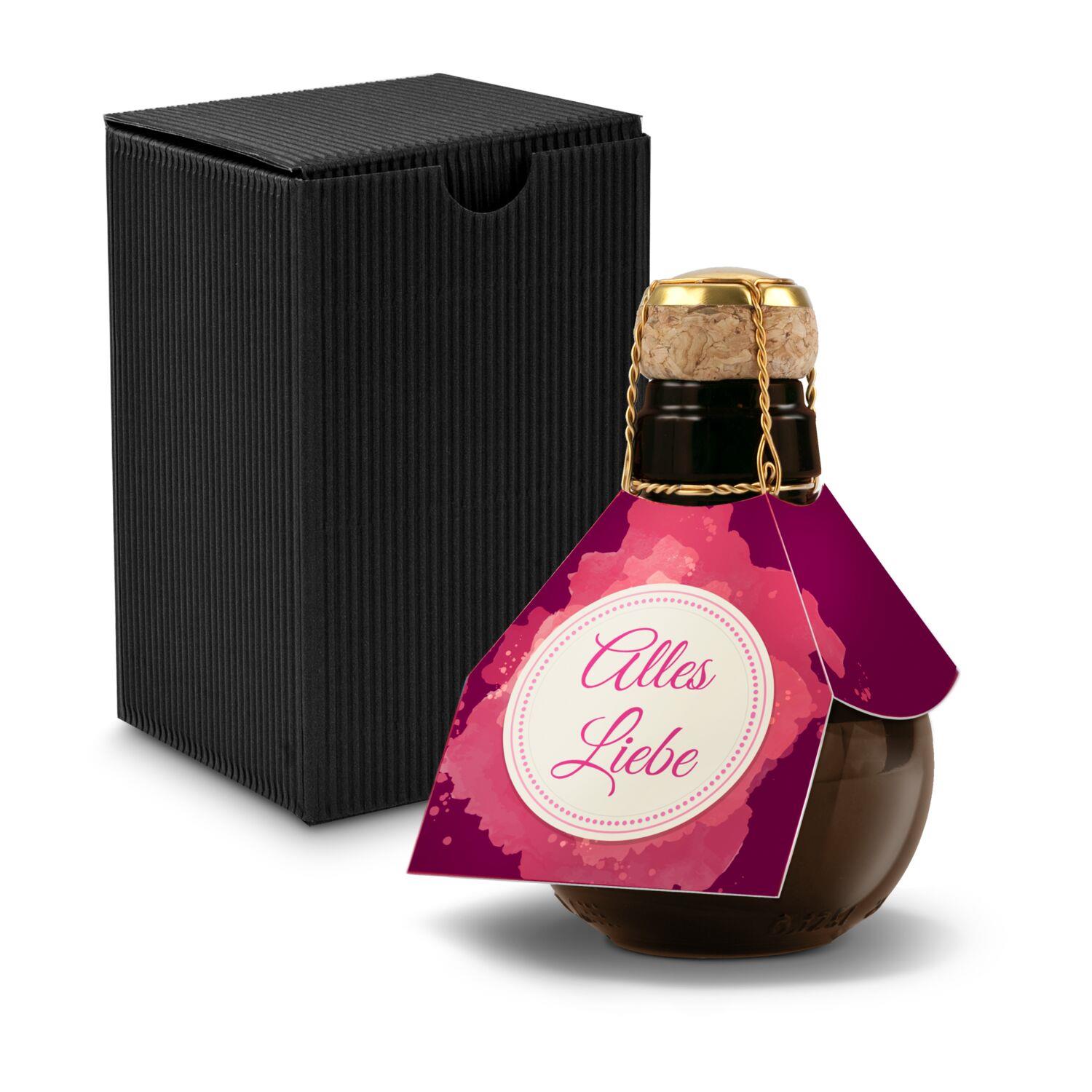 Origineller Sekt Alles Liebe - im Geschenkkarton, 125 ml