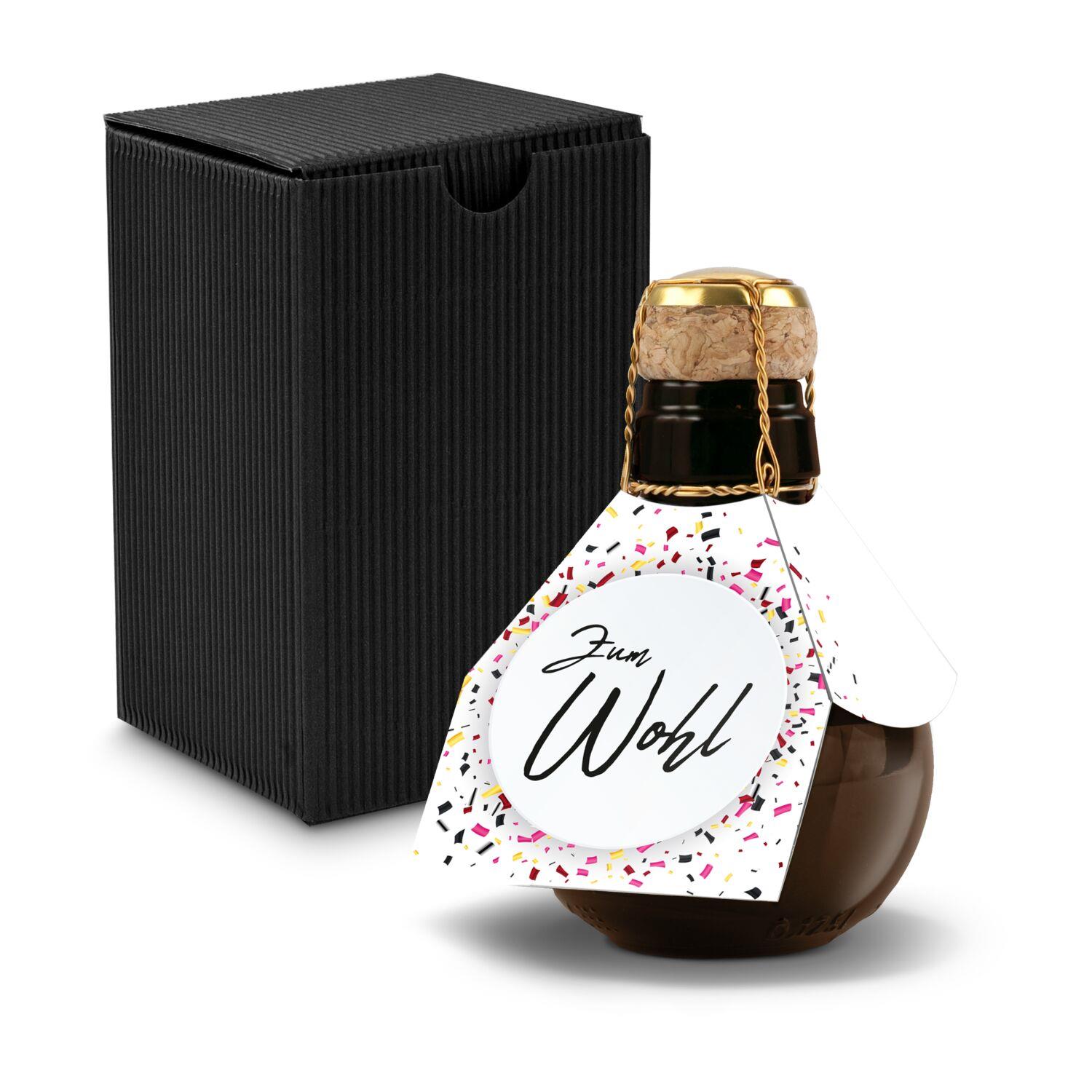 Origineller Sekt Zum Wohl- im Geschenkkarton, 125 ml