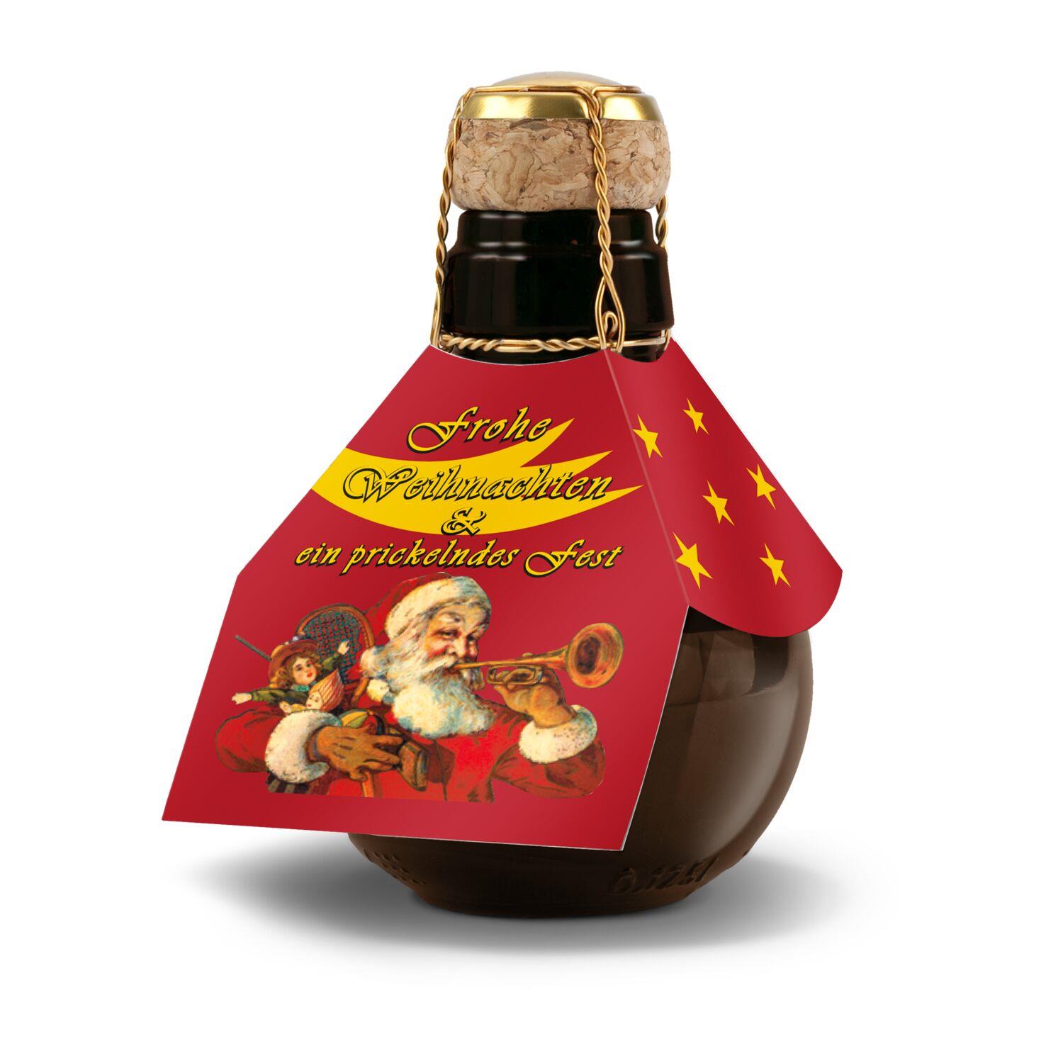 Kleinste Sektflasche der Welt Weihnachtsgruß, 125 ml
