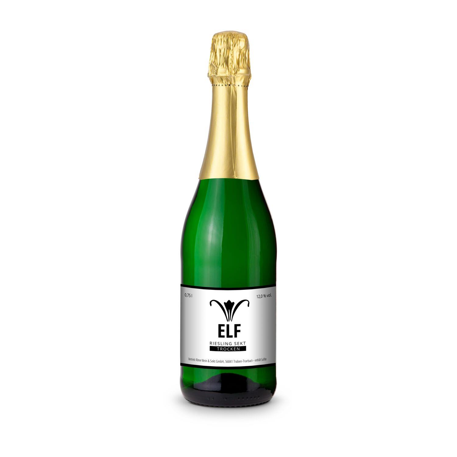 Sekt - Riesling - Flasche grün, 0,75 l
