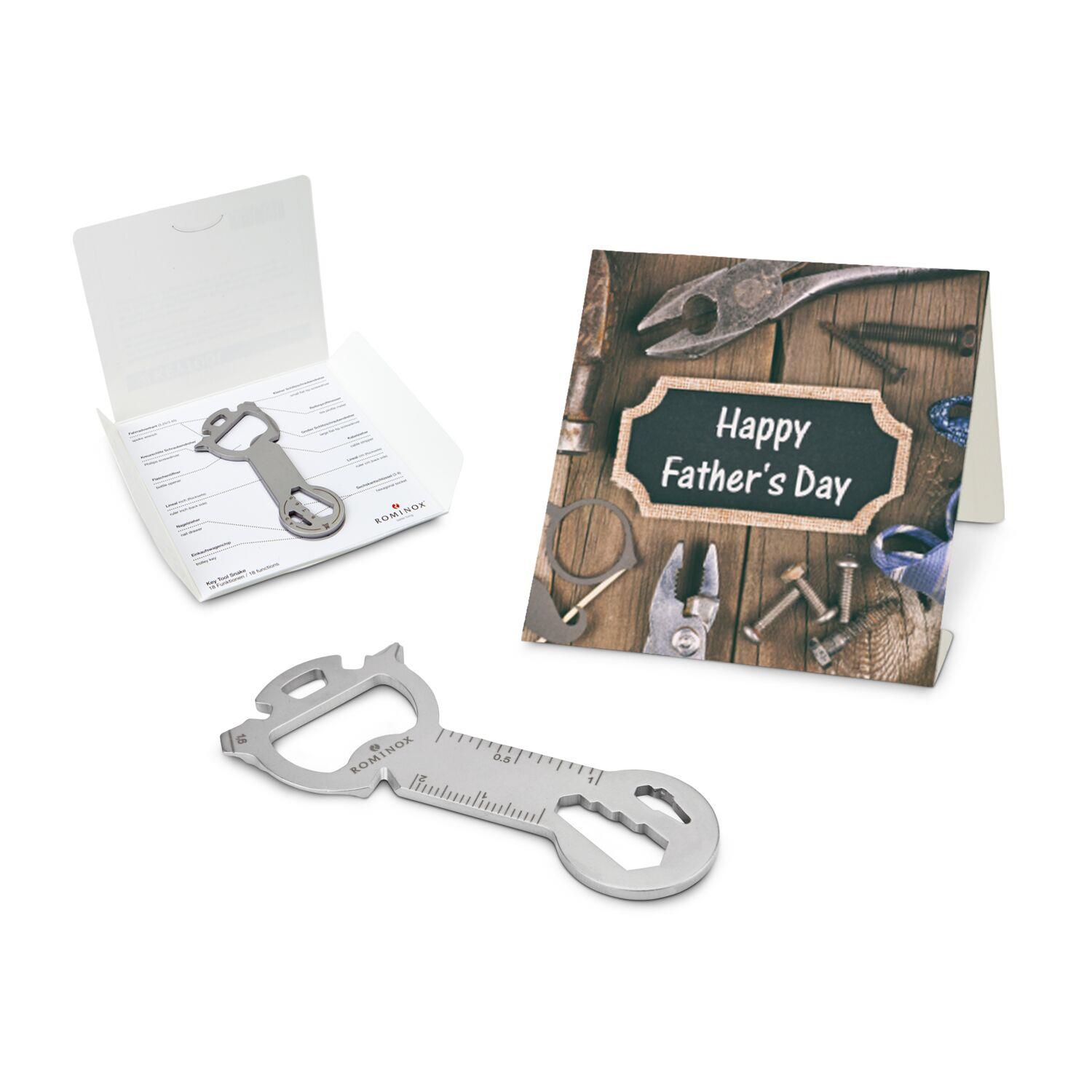 ROMINOX® [KEY] Tool Snake (19 Funktionen) Happy Father´s Day