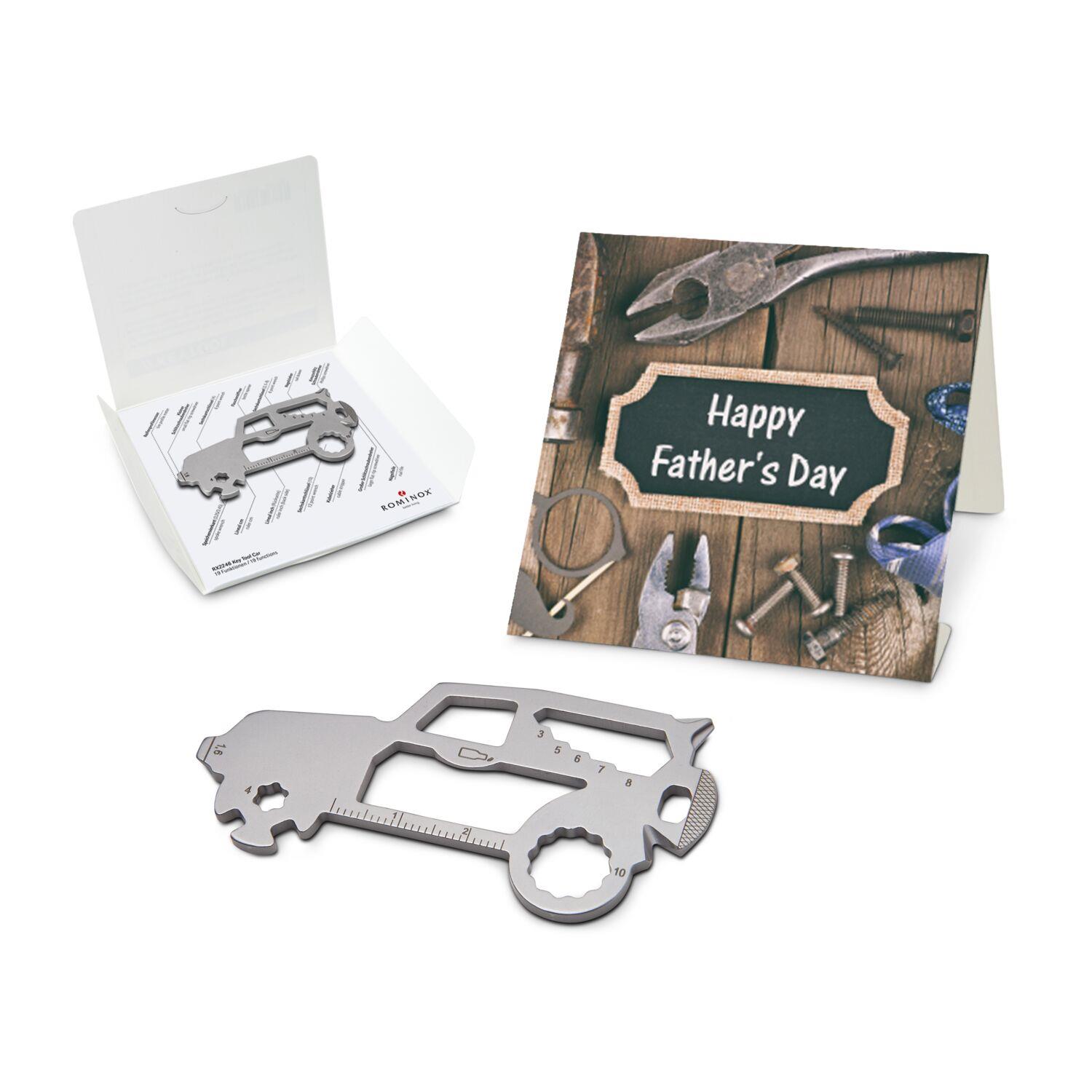 ROMINOX® [KEY] Tool SUV (19 Funktionen) Happy Father´s Day