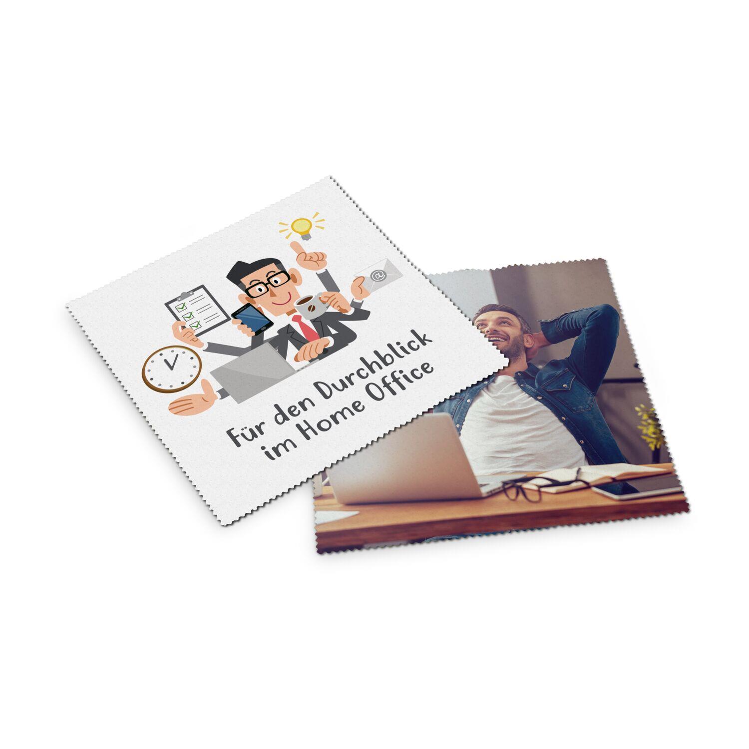 Brillenputztuch - Mikrofasertuch 18 x 18 cm