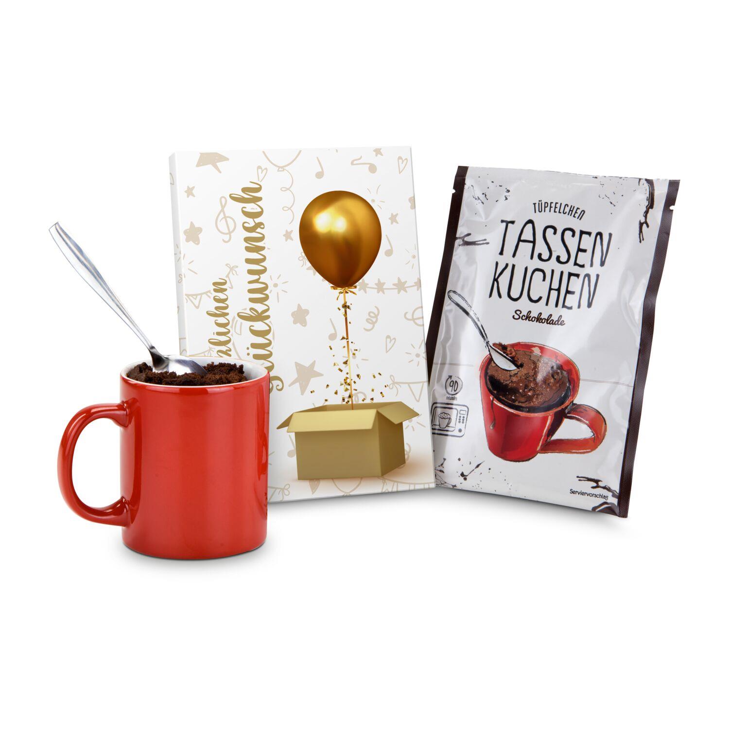 Geschenkartikel: Tassenkuchen 70 g, Herzlichen Glückwunsch