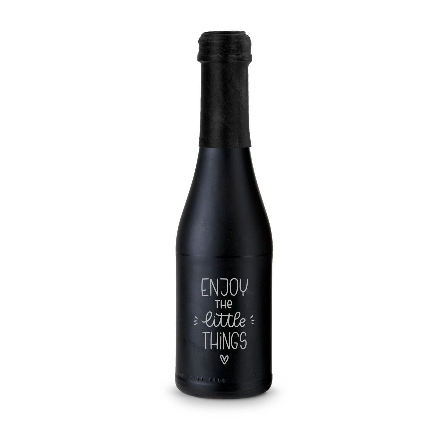 Promo Secco Piccolo - Fl. schwarz matt - Kapsel schwarz, 0,2 l