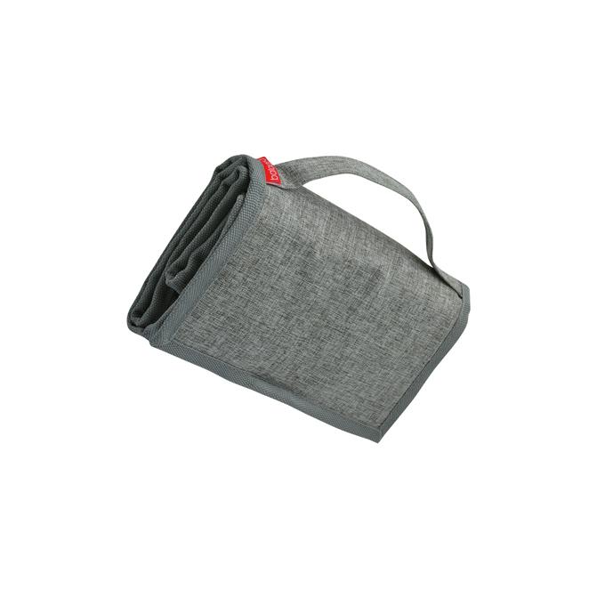 Isotherme & faltbare Bento-Lunchbag  Fujisawa , aus RPET, grau meliert