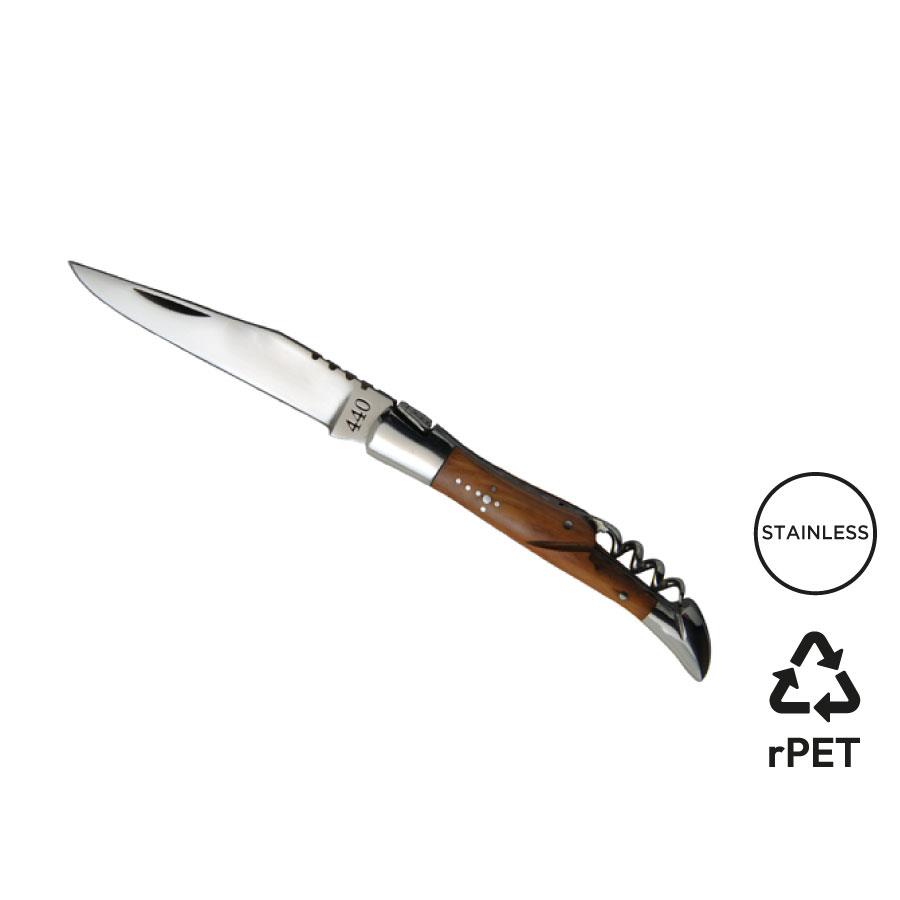 Taschenmesser  Tradition , 11cm, Korkenzieher, Olivenholz