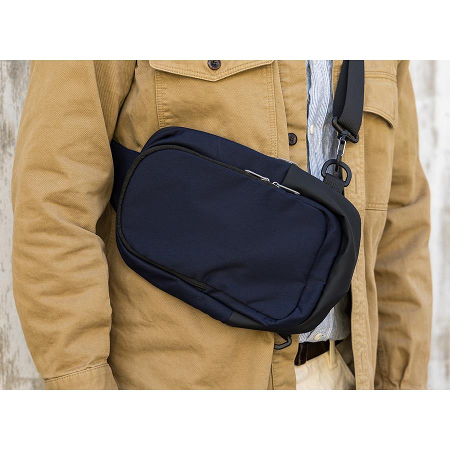 Umhängetasche  Almeria , Polycotton Mitternachtsblau