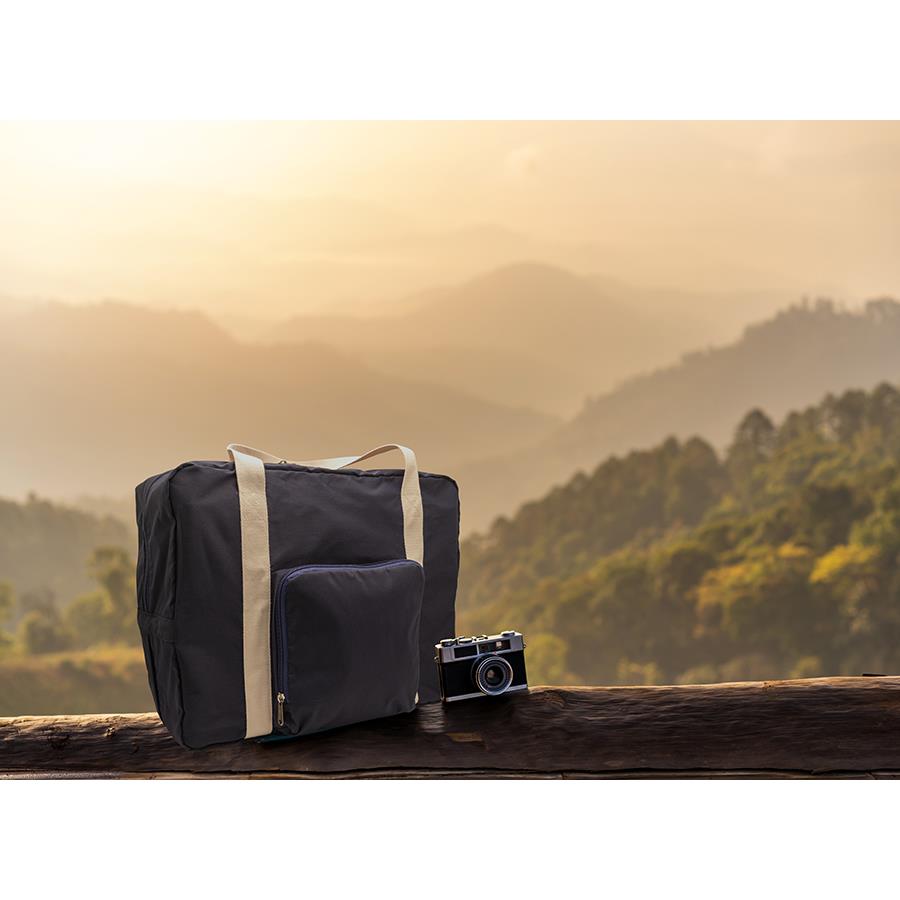 Faltbare Reisetasche  Tenerife , Polycotton Mitternachtsblau
