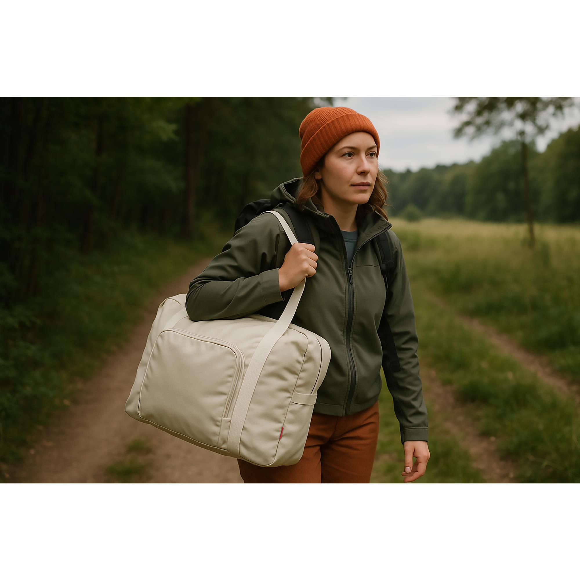 Faltbare Reisetasche  Tenerife , Polycotton beige