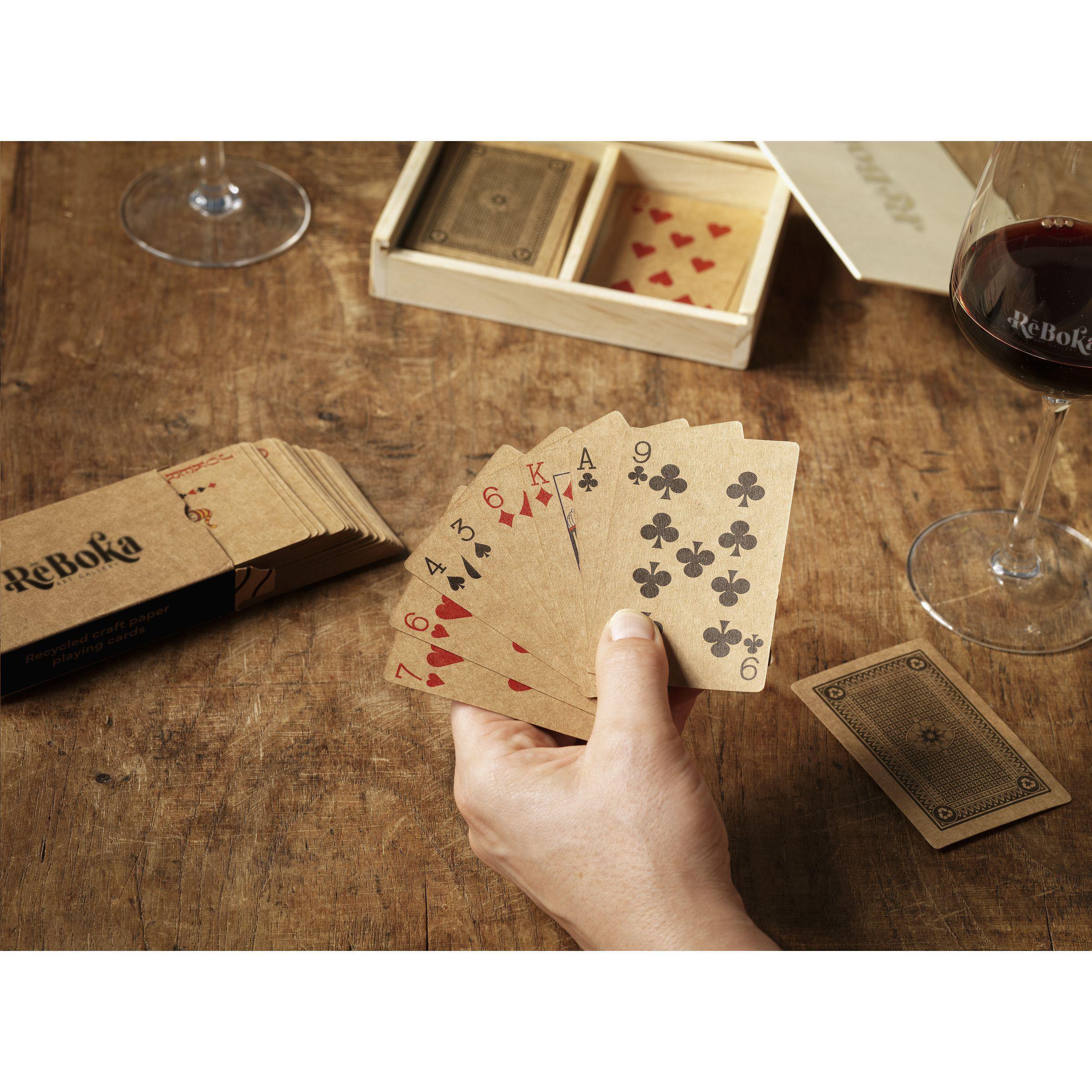 Recycled Paper Playing Cards Single Spielkarten