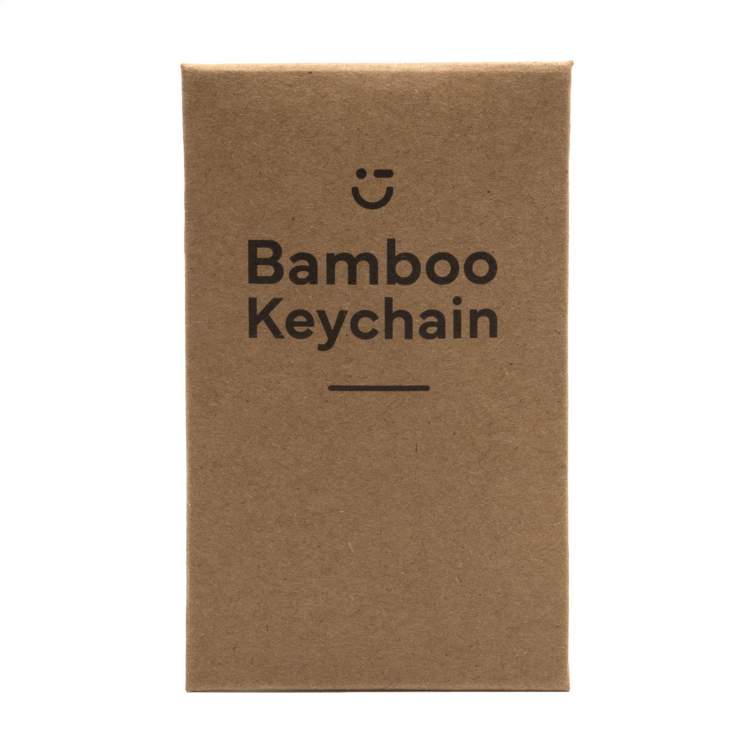 Bamboo [KEY] Rectangle Schlüsselanhänger