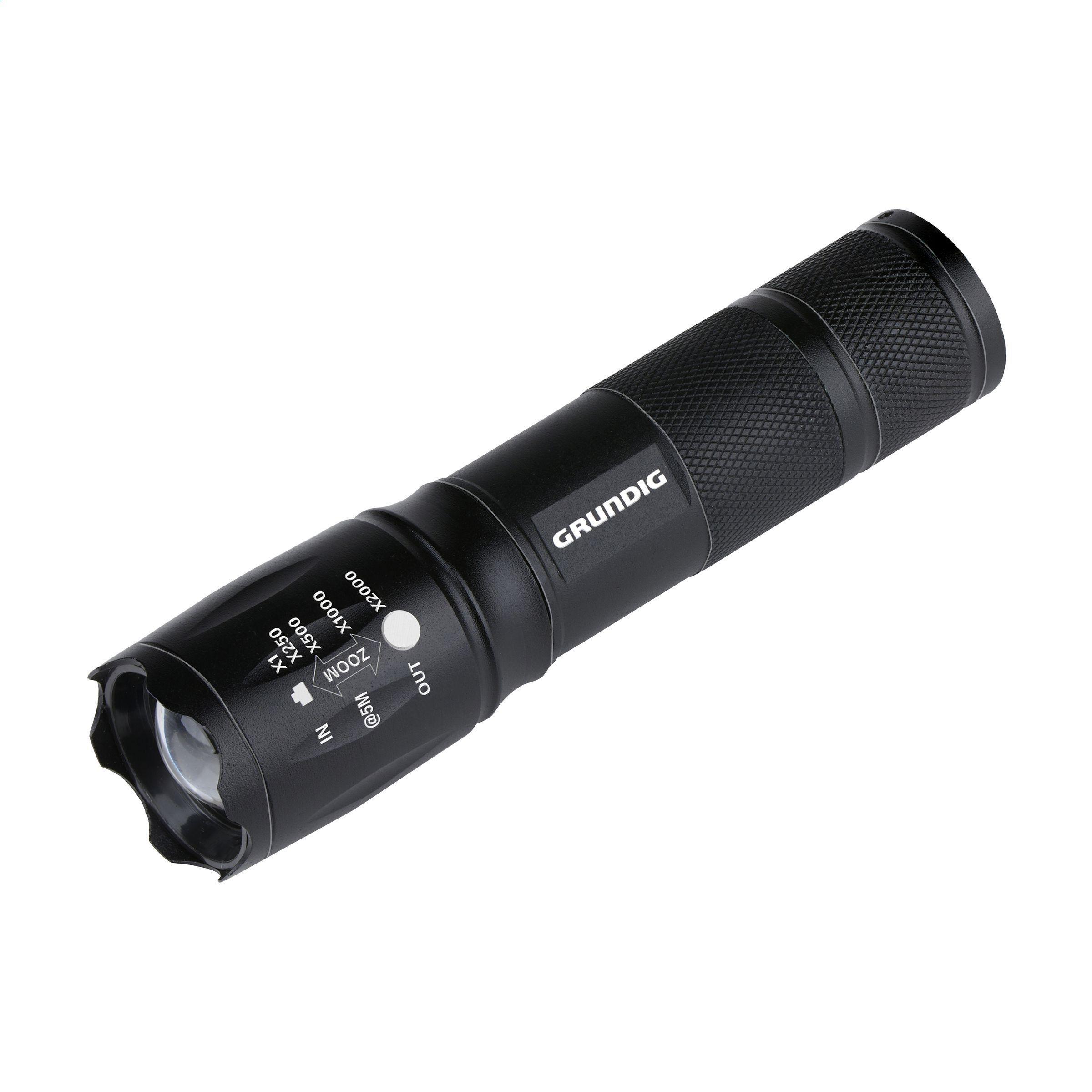Grundig 1W LED-Torch Zoom Taschenlampe