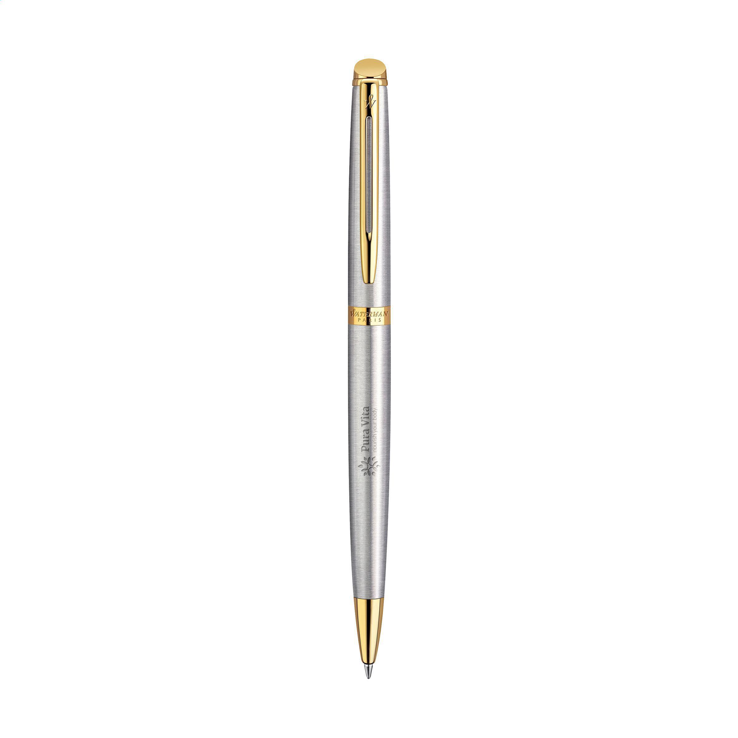 Waterman Hémisphère Kugelschreiber Silber-blau