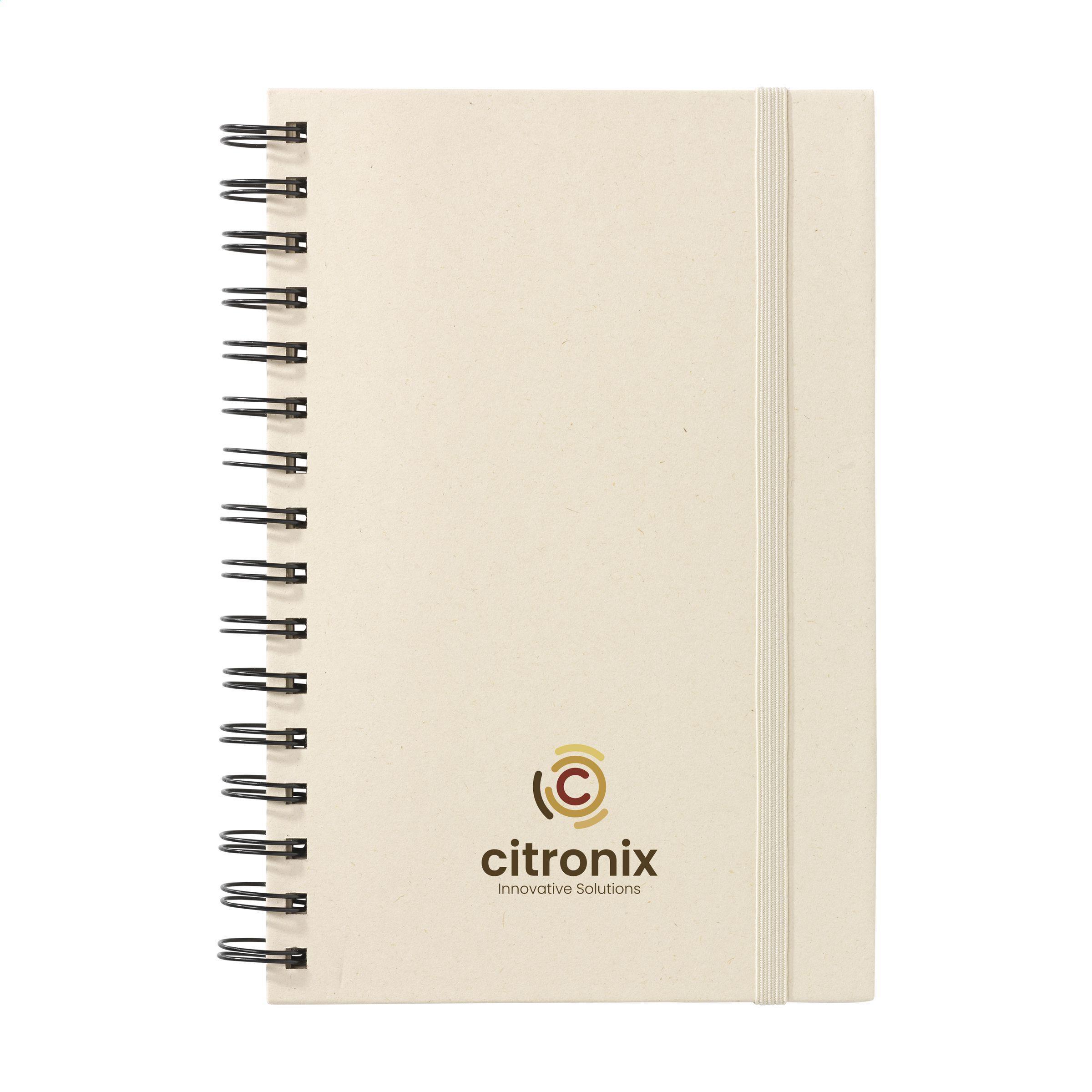 Sugarcane Bagasse Spiral Notebook A5 Notizbuch