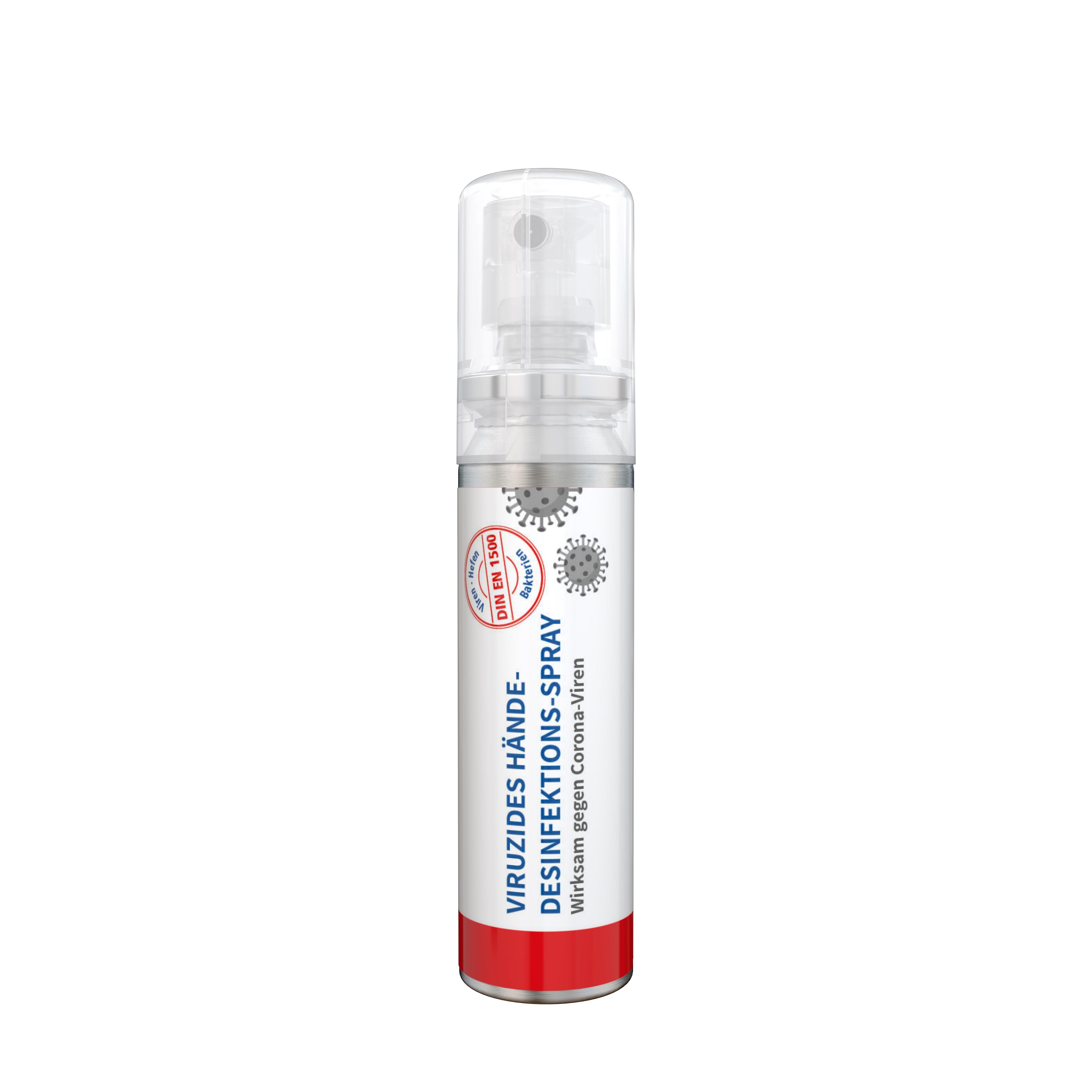 20 ml Spray - Hände-Desinfektionsspray (DIN EN 1500) - Body Label