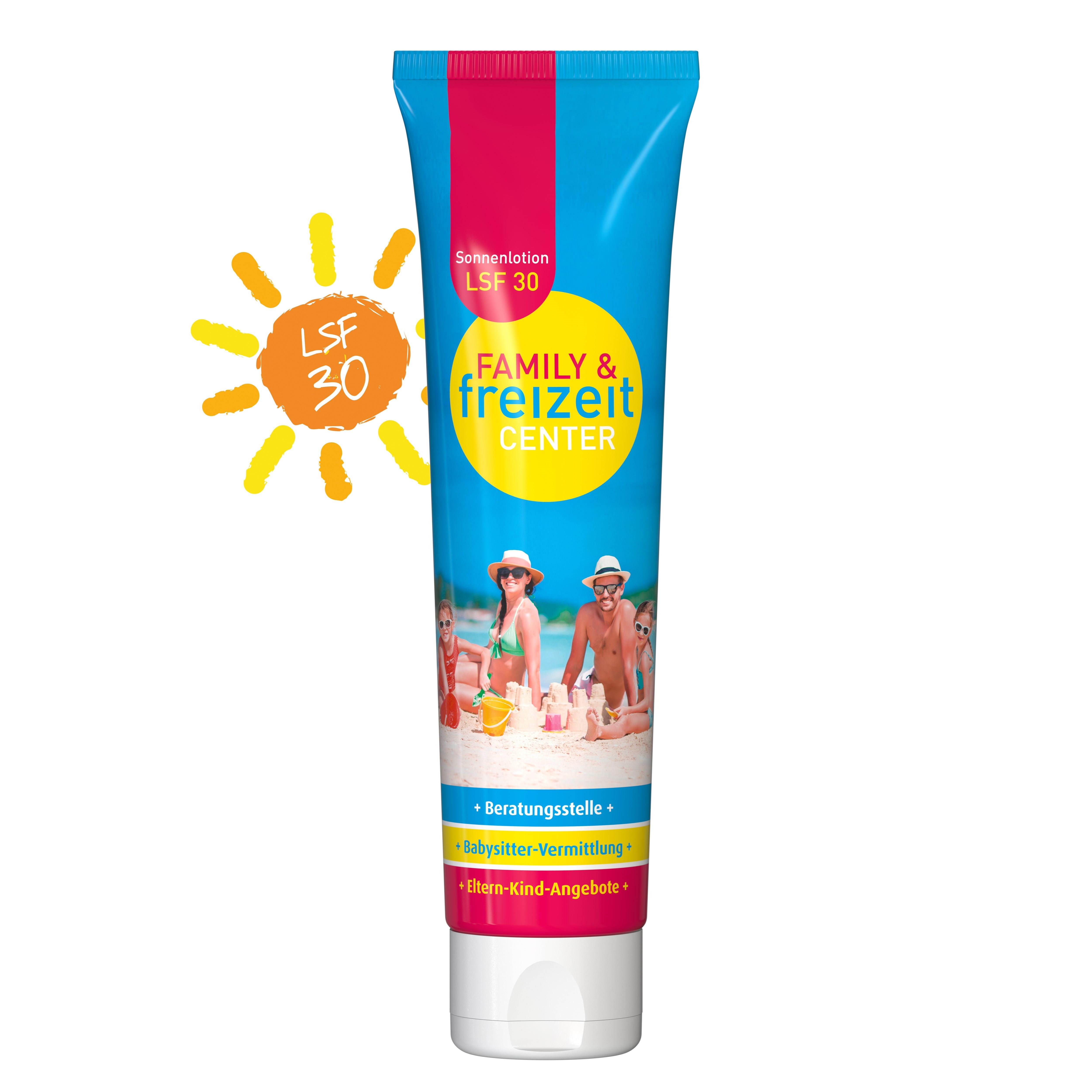 100 ml Tube - Sonnenmilch LSF 30 - FullbodyPrint