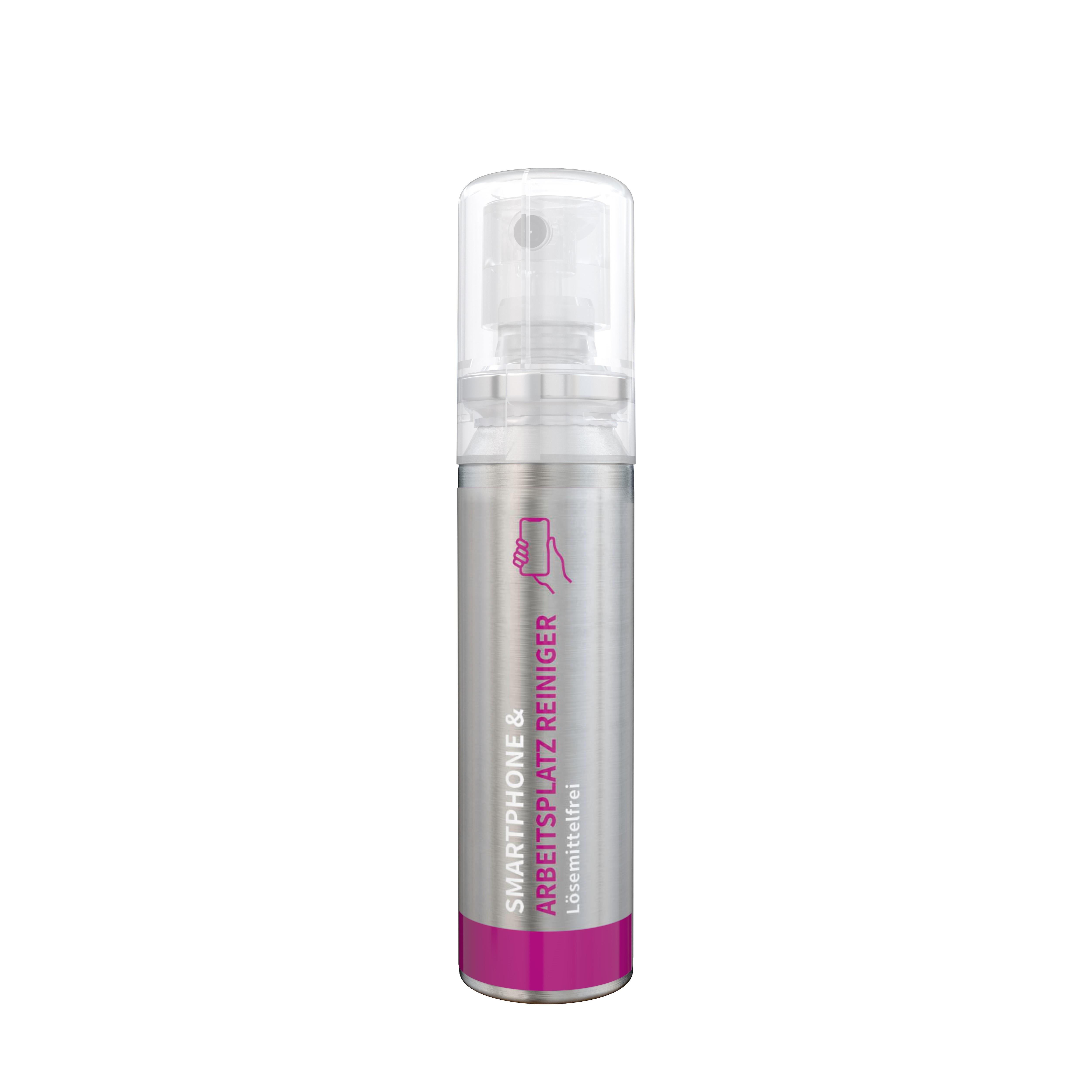 20 ml Spray - Smartphone & Arbeitsplatz-Reiniger - Body Label transparent